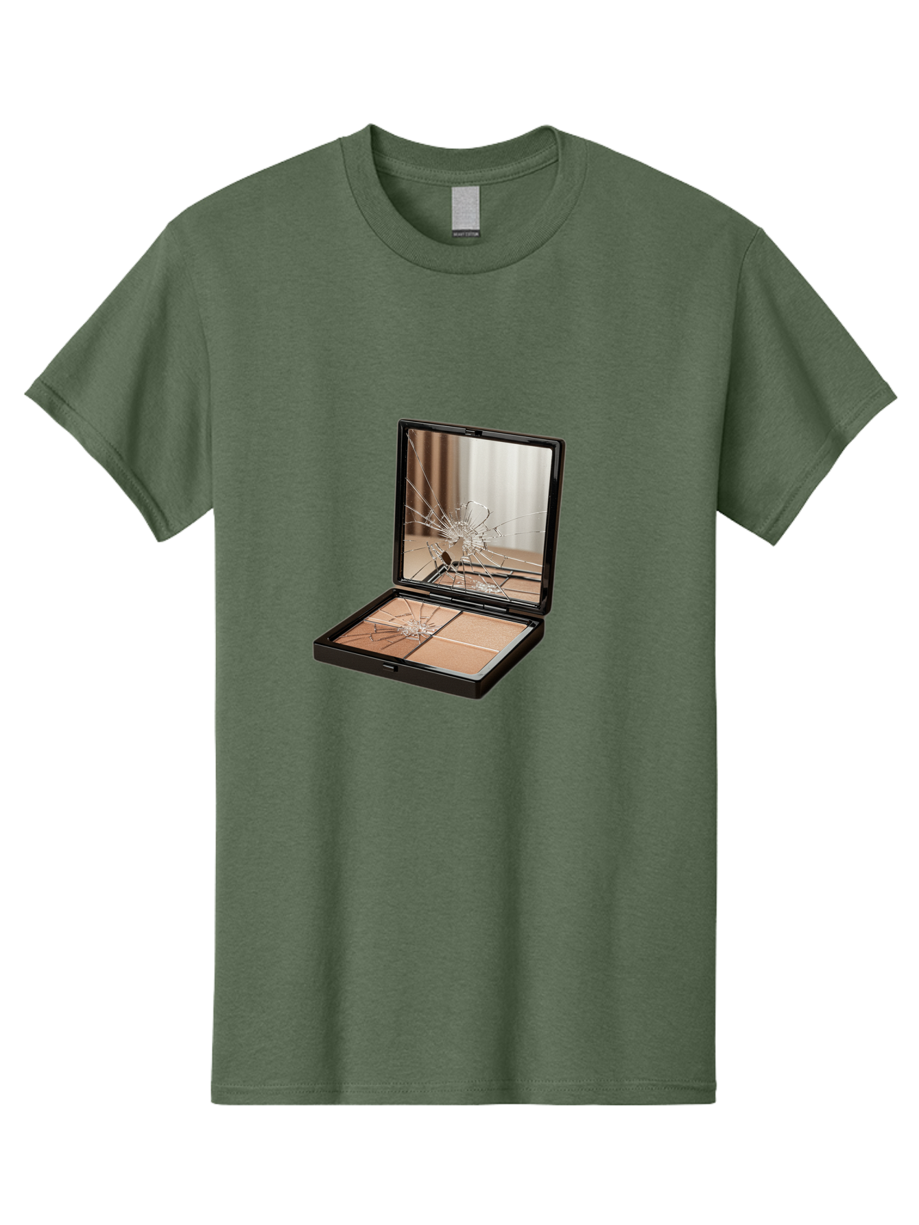 Shattered-Eyeshadow-Compact Men'S Graphic Tee, 100% Cotton, Comfortable Casual Summer Wear, Machine Washable, Vintage Camera, Old Camera, Antique Camera, Black Camera, Classic Photography, Photography Equipment, Nostalgic Device, Film Camera, Bal289 7