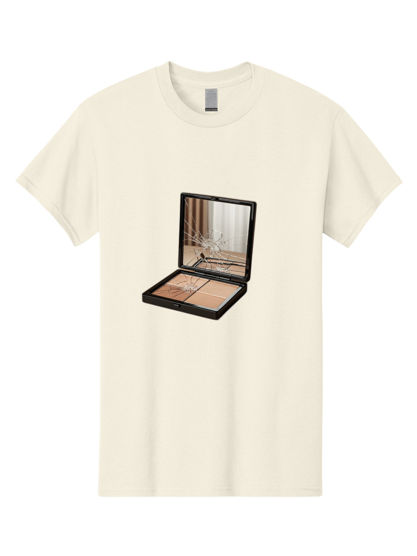 Shattered-Eyeshadow-Compact Men'S Graphic Tee, 100% Cotton, Comfortable Casual Summer Wear, Machine Washable, Vintage Camera, Old Camera, Antique Camera, Black Camera, Classic Photography, Photography Equipment, Nostalgic Device, Film Camera, Bal289