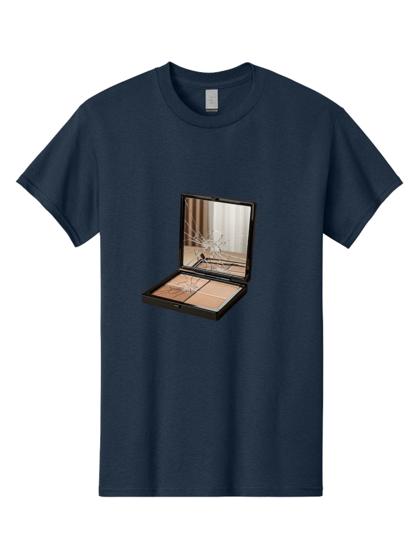 Shattered-Eyeshadow-Compact Men'S Graphic Tee, 100% Cotton, Comfortable Casual Summer Wear, Machine Washable, Vintage Camera, Old Camera, Antique Camera, Black Camera, Classic Photography, Photography Equipment, Nostalgic Device, Film Camera, Bal289