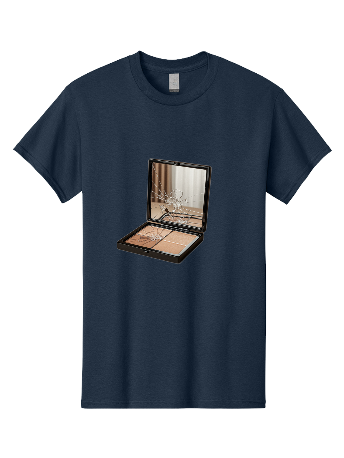 Shattered-Eyeshadow-Compact Men'S Graphic Tee, 100% Cotton, Comfortable Casual Summer Wear, Machine Washable, Vintage Camera, Old Camera, Antique Camera, Black Camera, Classic Photography, Photography Equipment, Nostalgic Device, Film Camera, Bal289 11