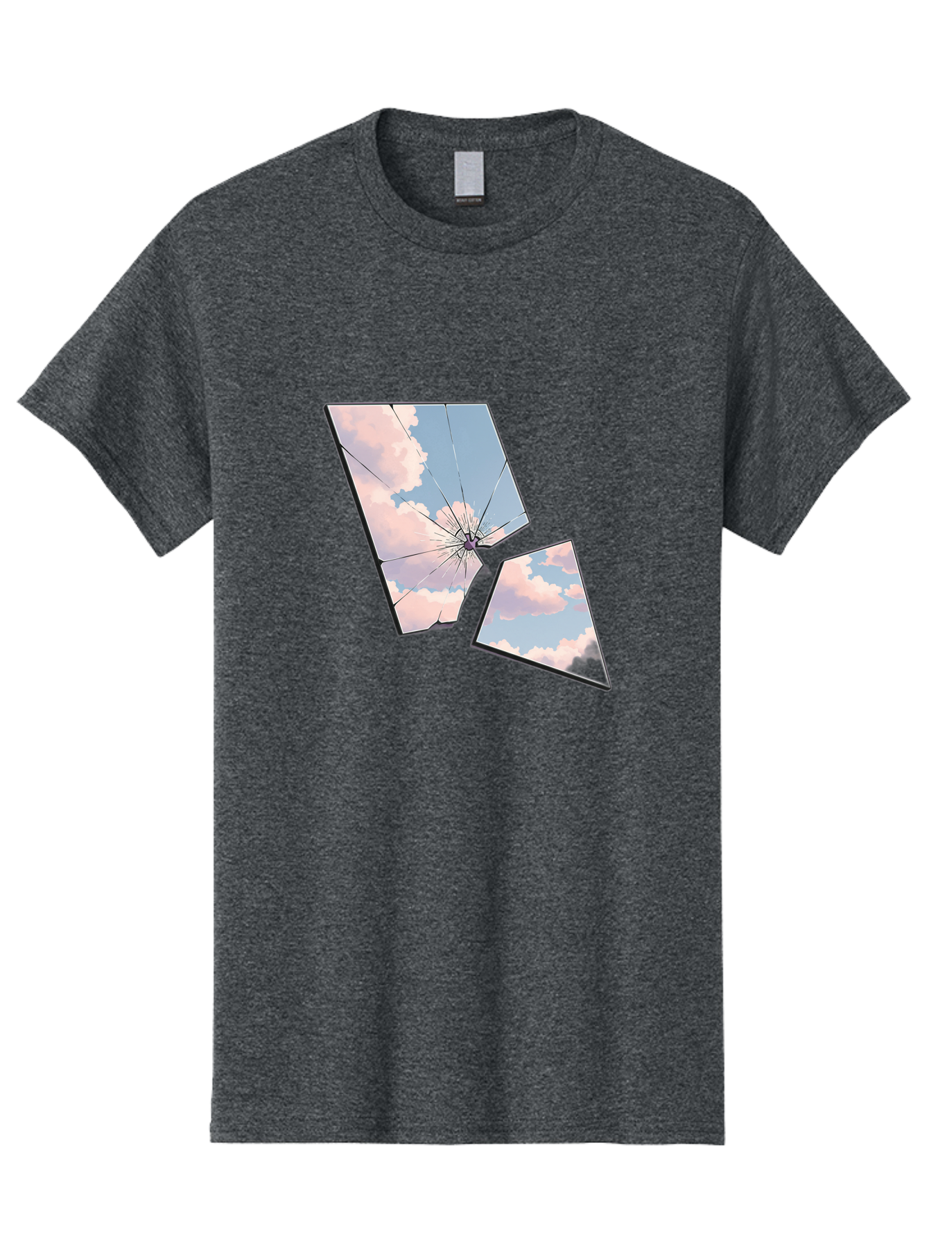 Shattered-Glass-1 Men'S Graphic Tee, 100% Cotton, Comfortable Casual Summer Wear, Machine Washable, Vintage Camera, Old Camera, Antique Camera, Black Camera, Classic Photography, Photography Equipment, Nostalgic Device, Film Camera, Camera Art Bal291 9