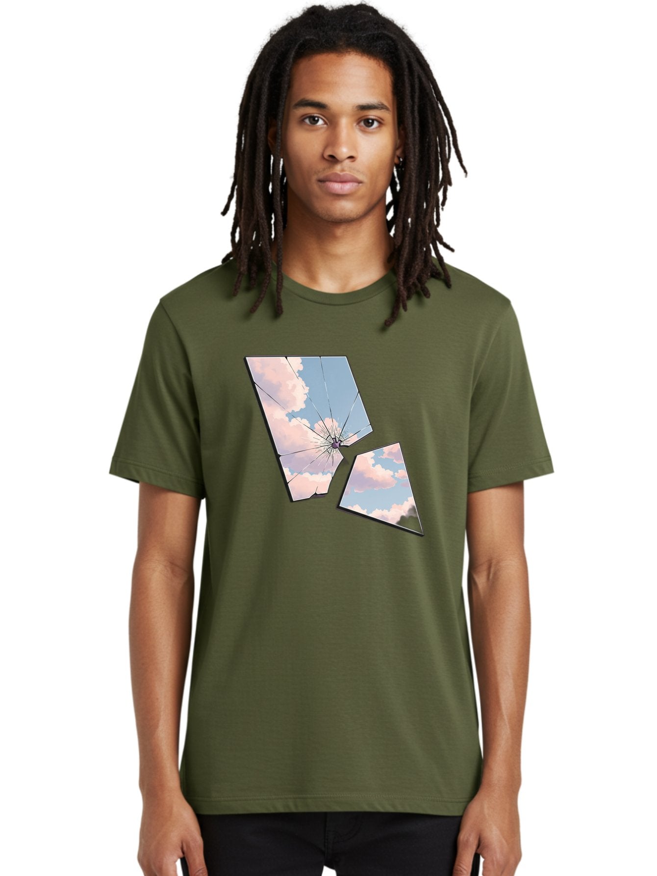 Shattered-Glass-1 Men'S Graphic Tee, 100% Cotton, Comfortable Casual Summer Wear, Machine Washable, Vintage Camera, Old Camera, Antique Camera, Black Camera, Classic Photography, Photography Equipment, Nostalgic Device, Film Camera, Camera Art Bal291 29