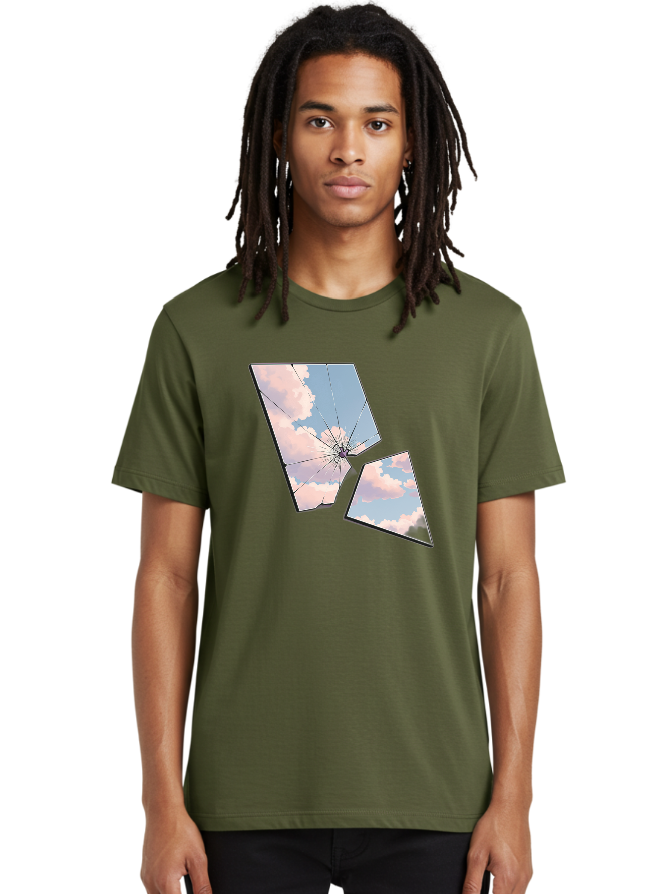 Shattered-Glass-1 Men'S Graphic Tee, 100% Cotton, Comfortable Casual Summer Wear, Machine Washable, Vintage Camera, Old Camera, Antique Camera, Black Camera, Classic Photography, Photography Equipment, Nostalgic Device, Film Camera, Camera Art Bal291 17