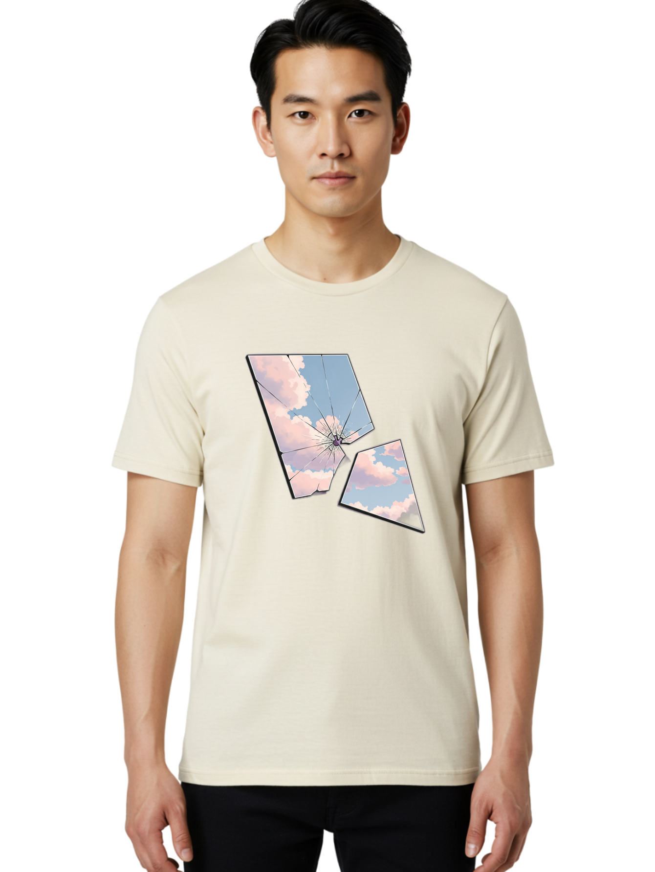 Shattered-Glass-1 Men'S Graphic Tee, 100% Cotton, Comfortable Casual Summer Wear, Machine Washable, Vintage Camera, Old Camera, Antique Camera, Black Camera, Classic Photography, Photography Equipment, Nostalgic Device, Film Camera, Camera Art Bal291 23