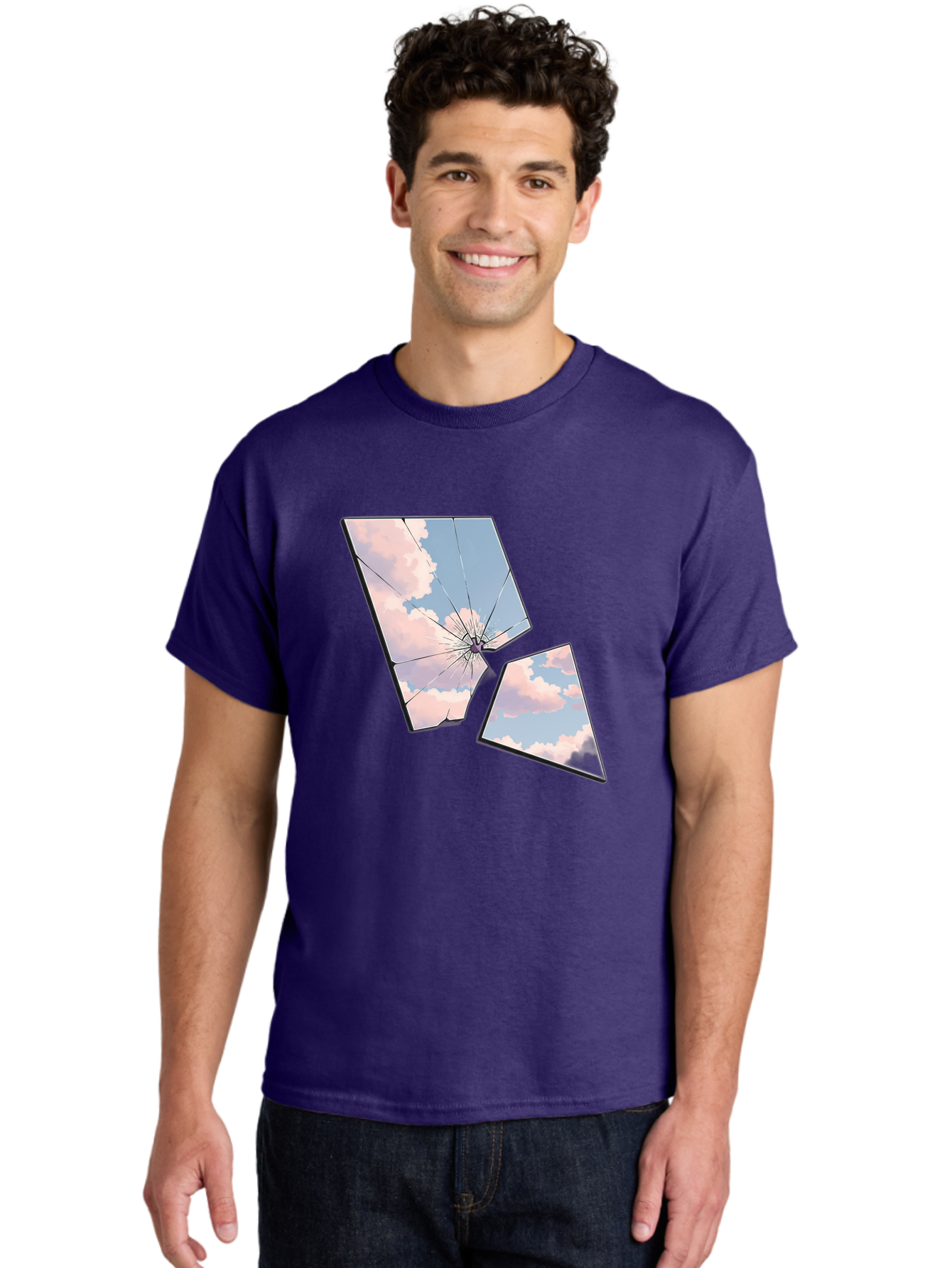 Shattered-Glass-1 Men'S Graphic Tee, 100% Cotton, Comfortable Casual Summer Wear, Machine Washable, Vintage Camera, Old Camera, Antique Camera, Black Camera, Classic Photography, Photography Equipment, Nostalgic Device, Film Camera, Camera Art Bal291 18