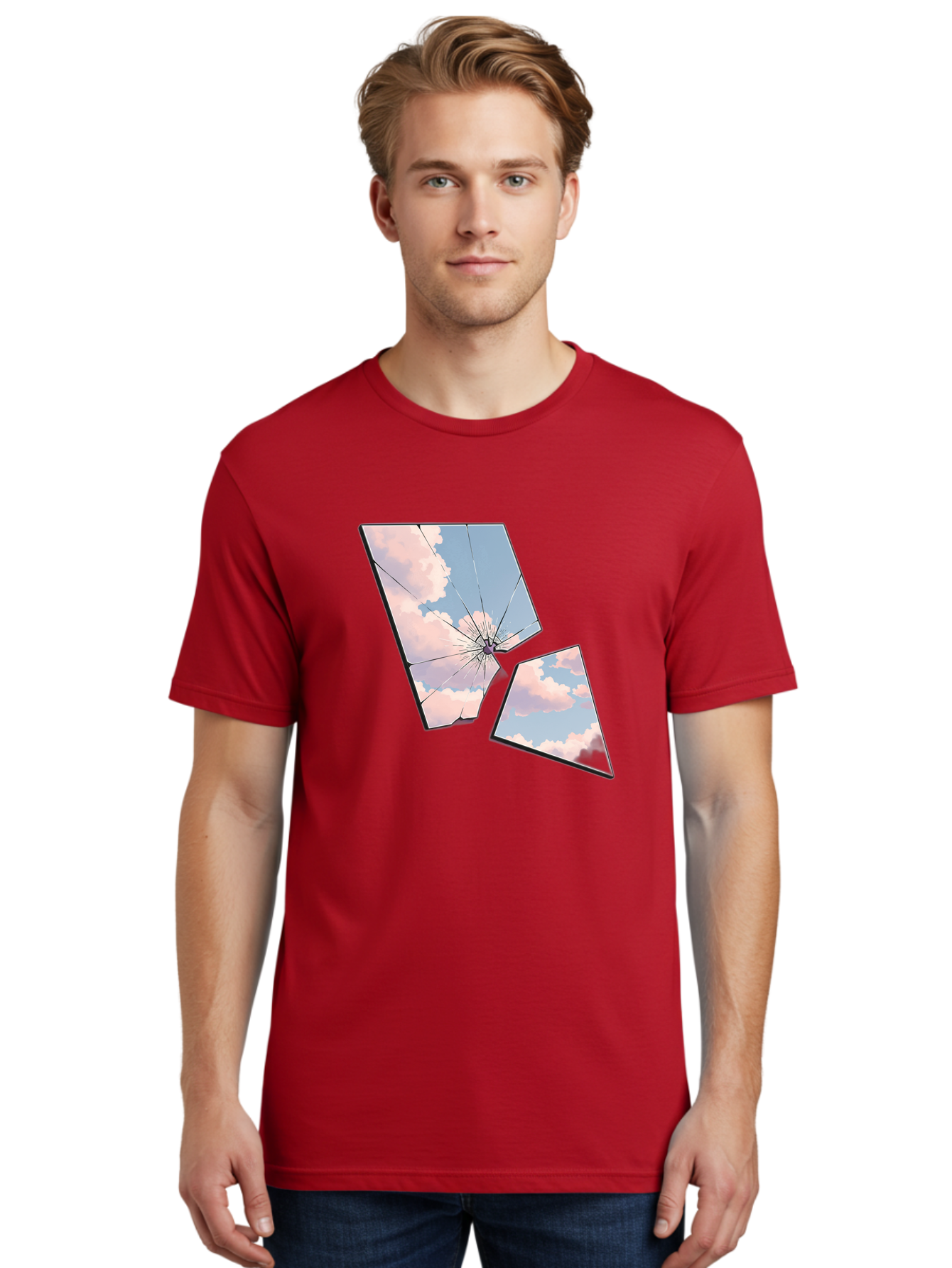 Shattered-Glass-1 Men'S Graphic Tee, 100% Cotton, Comfortable Casual Summer Wear, Machine Washable, Vintage Camera, Old Camera, Antique Camera, Black Camera, Classic Photography, Photography Equipment, Nostalgic Device, Film Camera, Camera Art Bal291 26