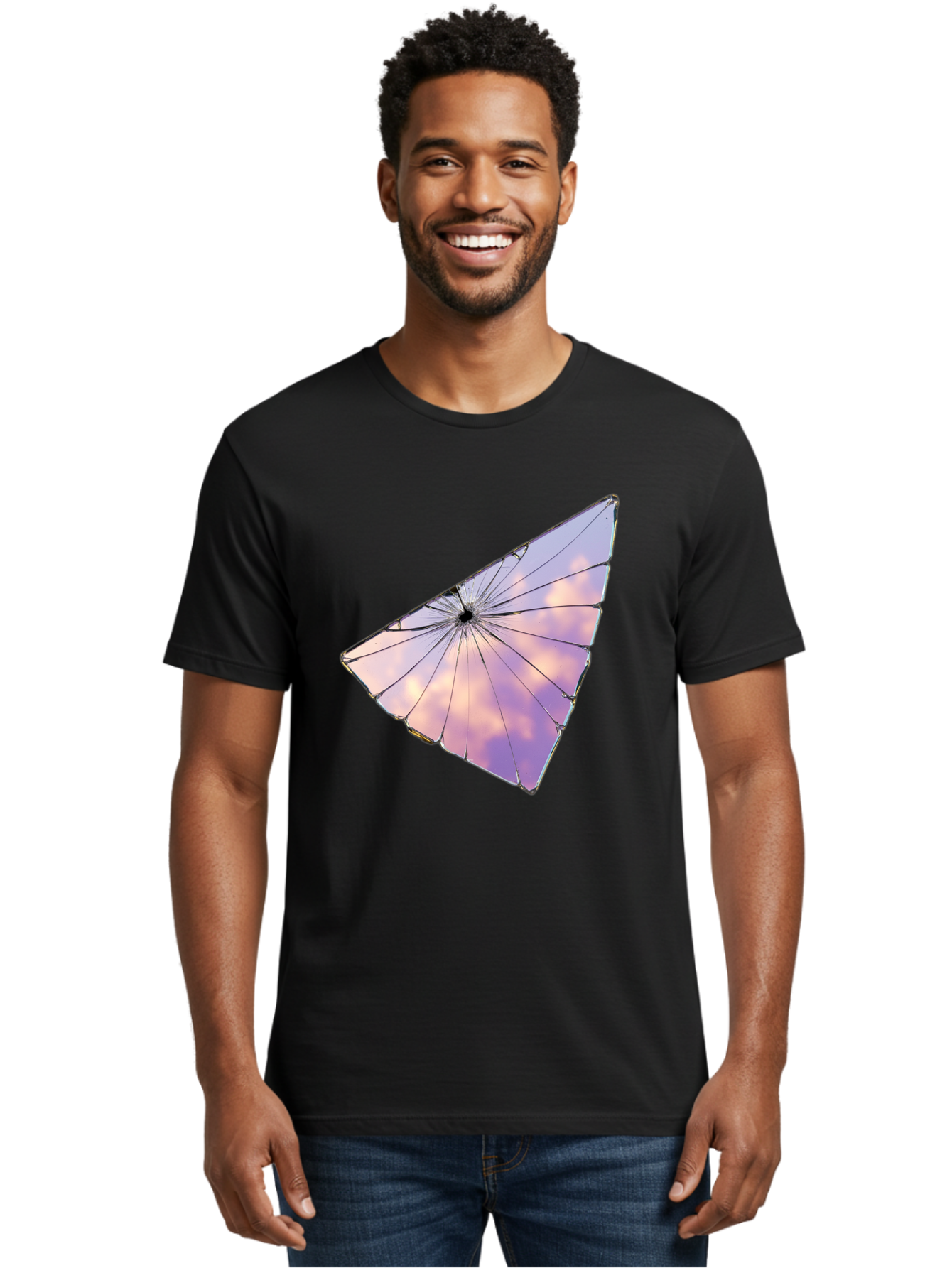 Shattered-Glass-2 Men'S Graphic Tee, 100% Cotton, Comfortable Casual Summer Wear, Machine Washable, Vintage Camera, Old Camera, Antique Camera, Black Camera, Classic Photography, Photography Equipment, Nostalgic Device, Film Camera, Camera Art Bal292 26
