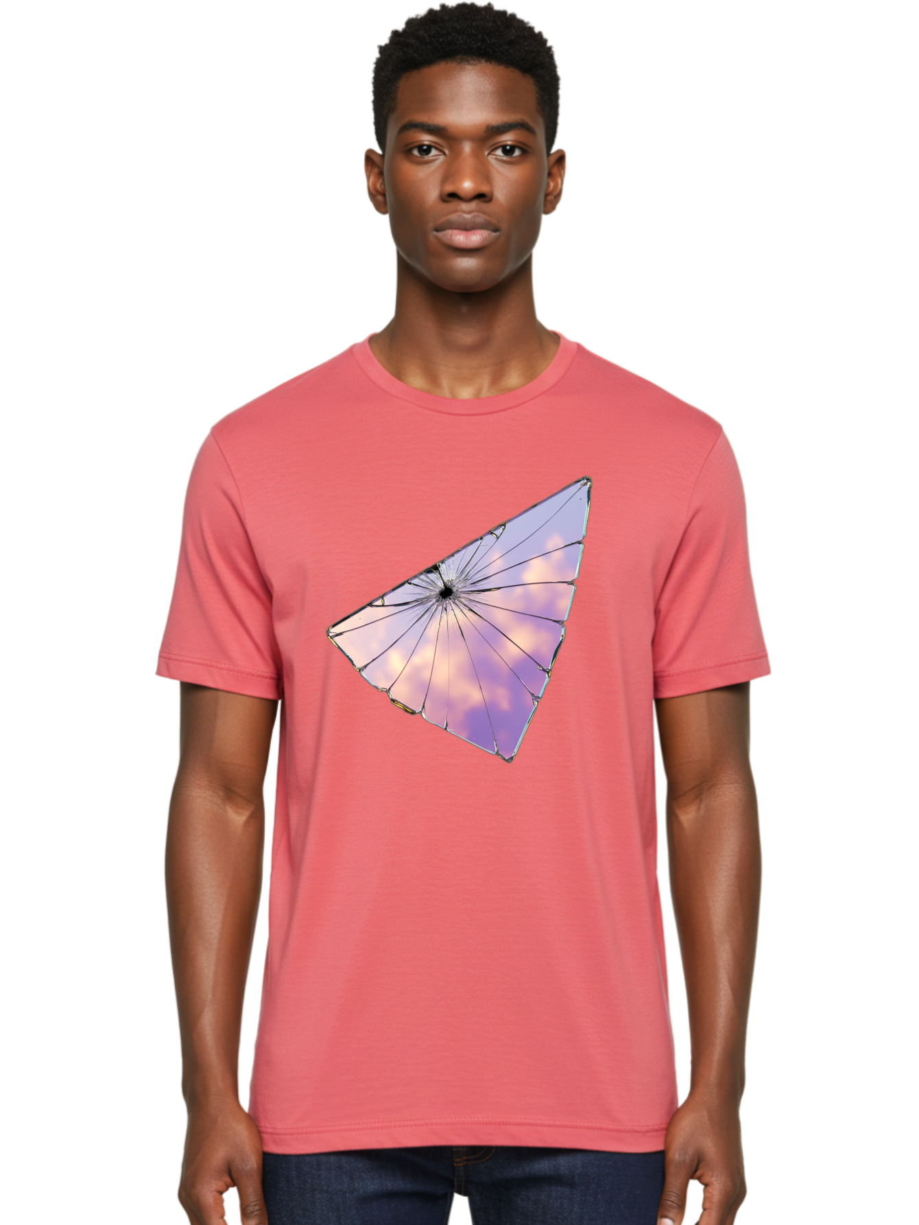 Shattered-Glass-2 Men'S Graphic Tee, 100% Cotton, Comfortable Casual Summer Wear, Machine Washable, Vintage Camera, Old Camera, Antique Camera, Black Camera, Classic Photography, Photography Equipment, Nostalgic Device, Film Camera, Camera Art Bal292 16