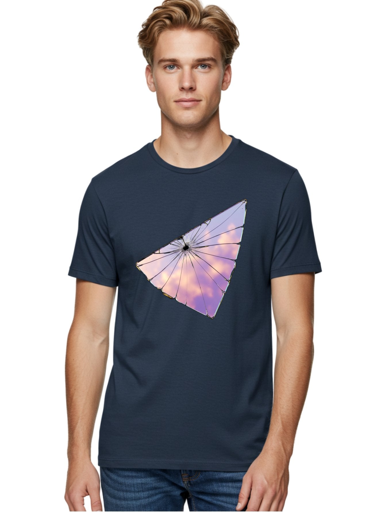 Shattered-Glass-2 Men'S Graphic Tee, 100% Cotton, Comfortable Casual Summer Wear, Machine Washable, Vintage Camera, Old Camera, Antique Camera, Black Camera, Classic Photography, Photography Equipment, Nostalgic Device, Film Camera, Camera Art Bal292 26