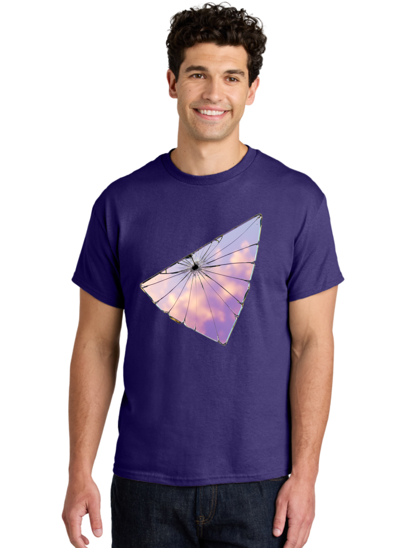Shattered-Glass-2 Men'S Graphic Tee, 100% Cotton, Comfortable Casual Summer Wear, Machine Washable, Vintage Camera, Old Camera, Antique Camera, Black Camera, Classic Photography, Photography Equipment, Nostalgic Device, Film Camera, Camera Art Bal292 24