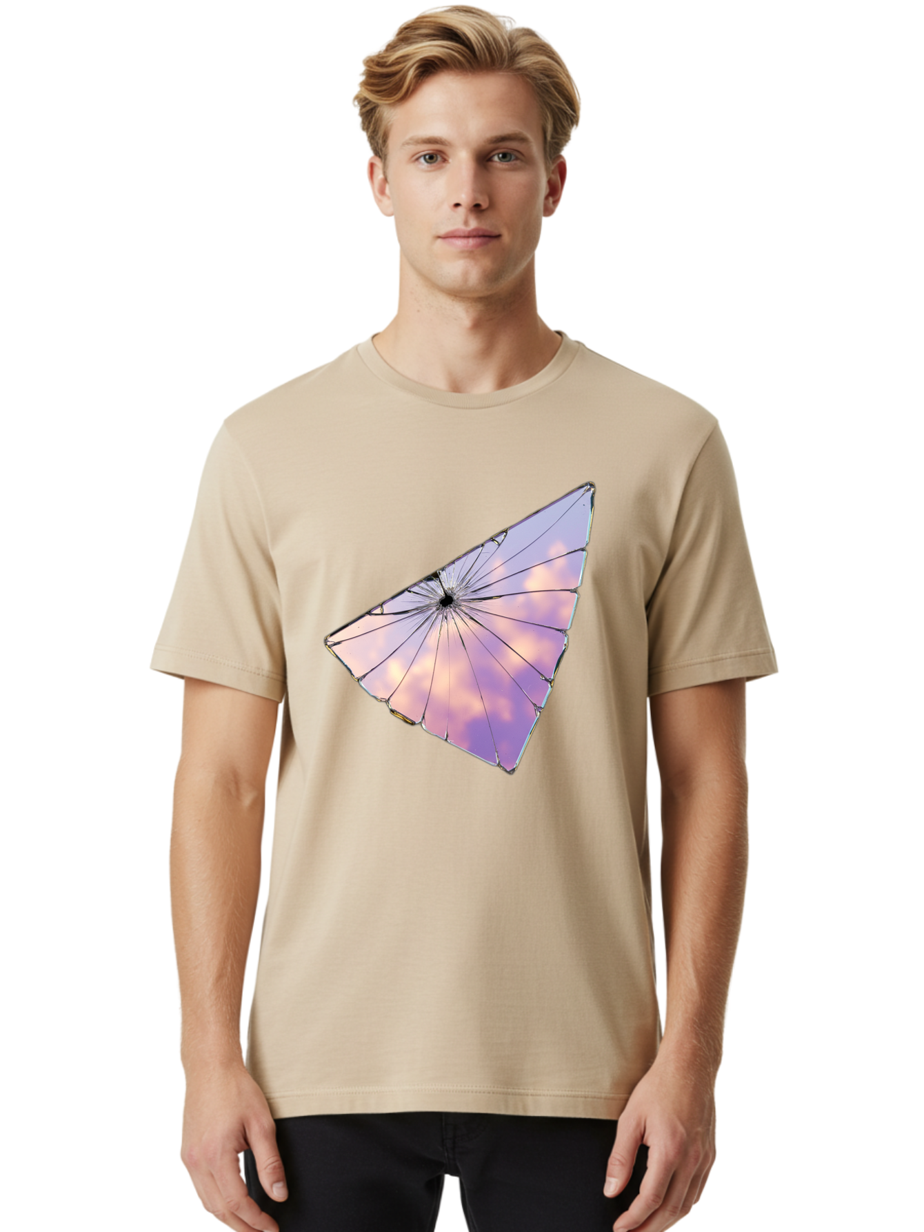 Shattered-Glass-2 Men'S Graphic Tee, 100% Cotton, Comfortable Casual Summer Wear, Machine Washable, Vintage Camera, Old Camera, Antique Camera, Black Camera, Classic Photography, Photography Equipment, Nostalgic Device, Film Camera, Camera Art Bal292 19