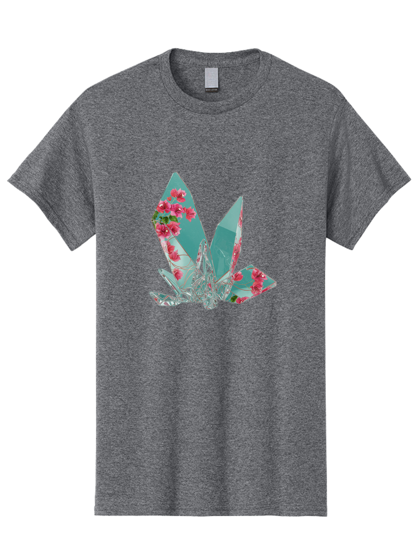 Shattered-Glass-With-Flowers Men'S Graphic Tee, 100% Cotton, Comfortable Casual Summer Wear, Machine Washable, Vintage Camera, Old Camera, Antique Camera, Black Camera, Classic Photography, Photography Equipment, Nostalgic Device, Film Camera, Bal293 13