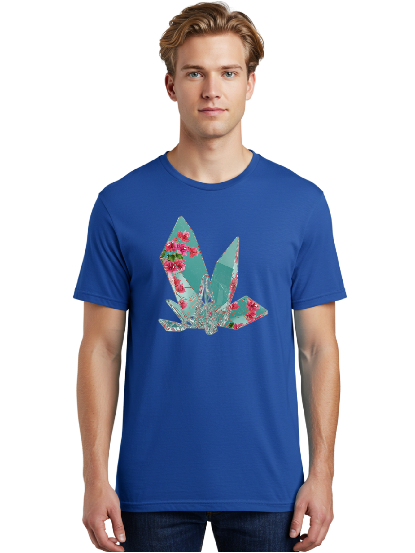 Shattered-Glass-With-Flowers Men'S Graphic Tee, 100% Cotton, Comfortable Casual Summer Wear, Machine Washable, Vintage Camera, Old Camera, Antique Camera, Black Camera, Classic Photography, Photography Equipment, Nostalgic Device, Film Camera, Bal293 26