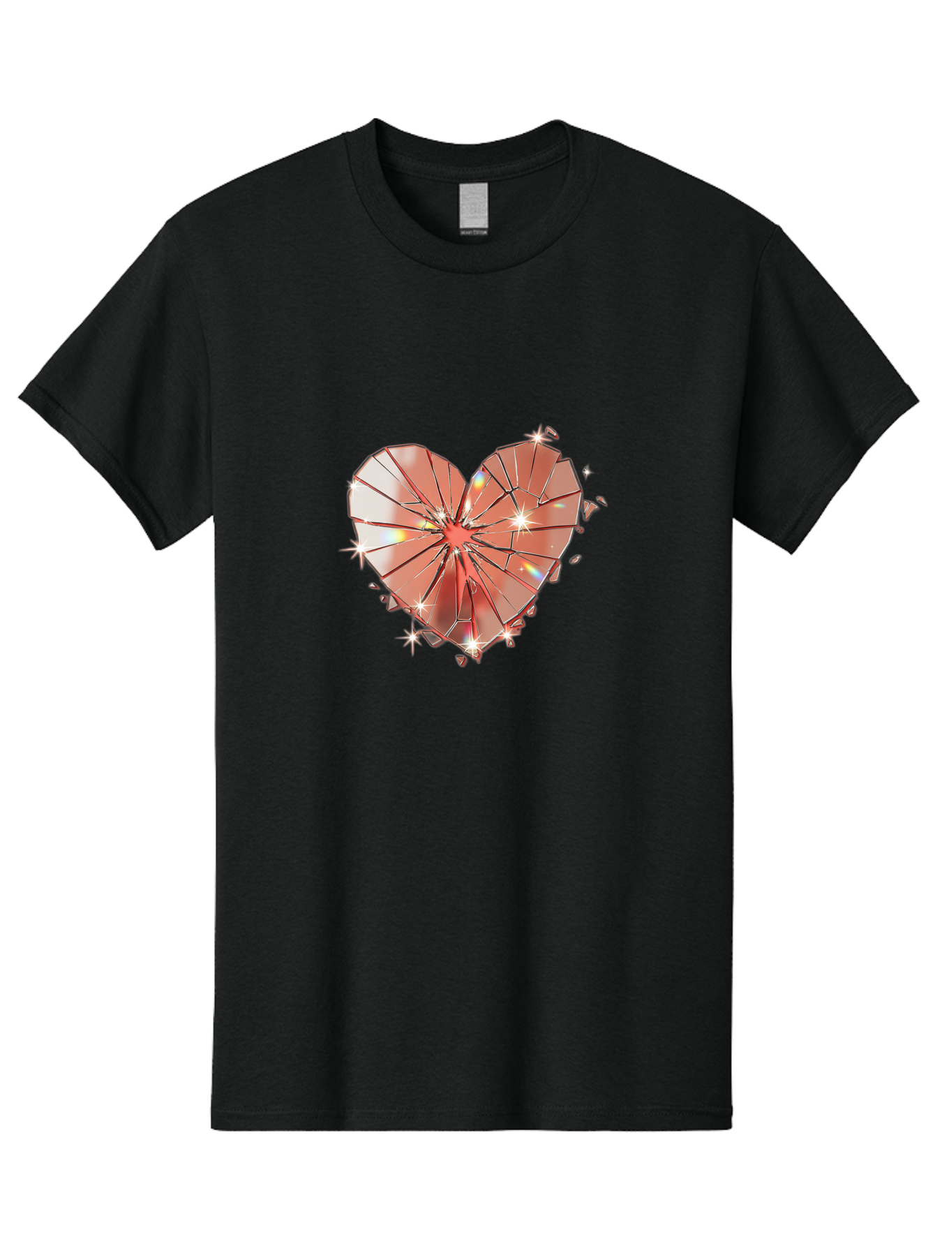 Shattered-Heart-1 Men'S Graphic Tee, 100% Cotton, Comfortable Casual Summer Wear, Machine Washable, Vintage Camera, Old Camera, Antique Camera, Black Camera, Classic Photography, Photography Equipment, Nostalgic Device, Film Camera, Camera Art Bal295 8