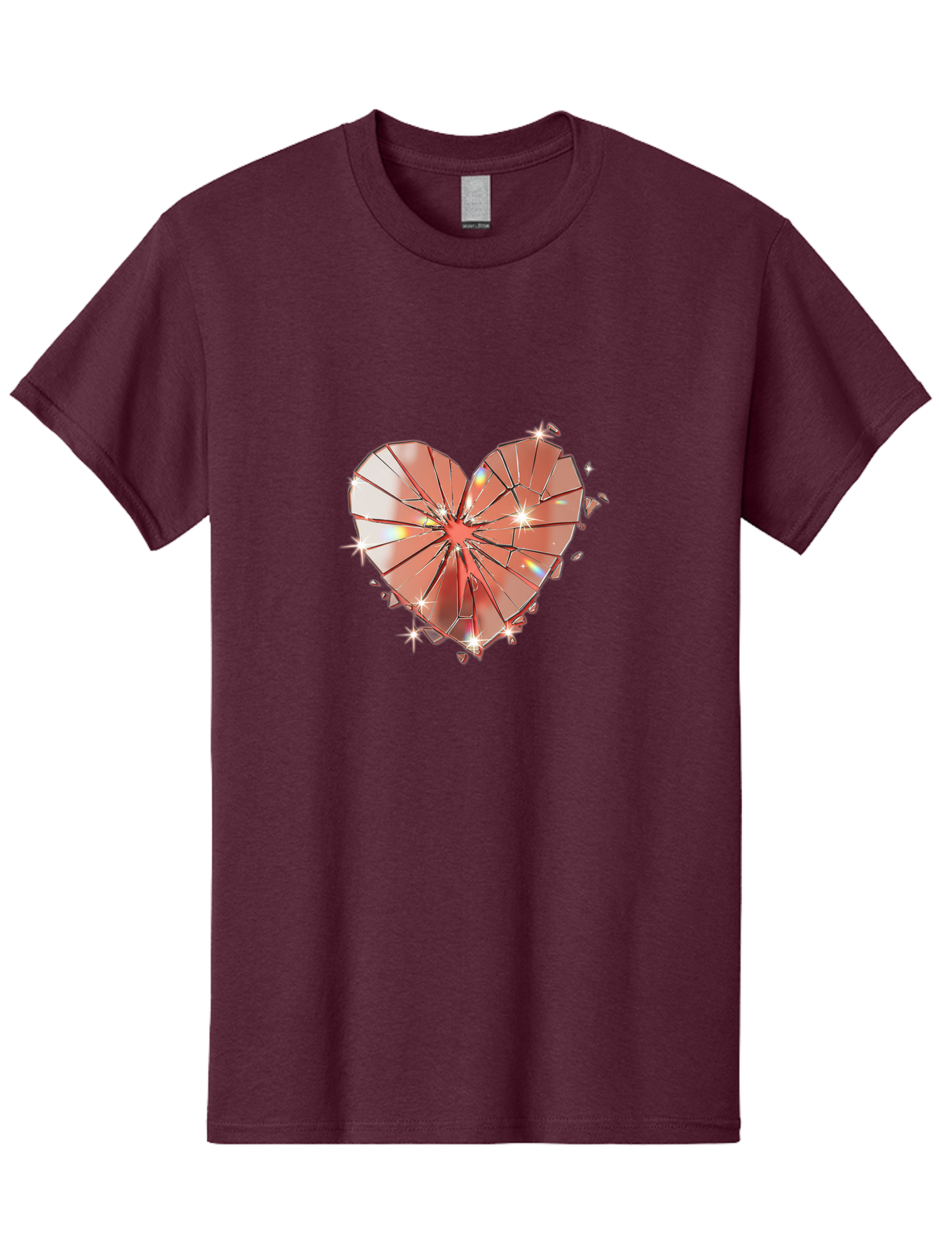 Shattered-Heart-1 Men'S Graphic Tee, 100% Cotton, Comfortable Casual Summer Wear, Machine Washable, Vintage Camera, Old Camera, Antique Camera, Black Camera, Classic Photography, Photography Equipment, Nostalgic Device, Film Camera, Camera Art Bal295 14