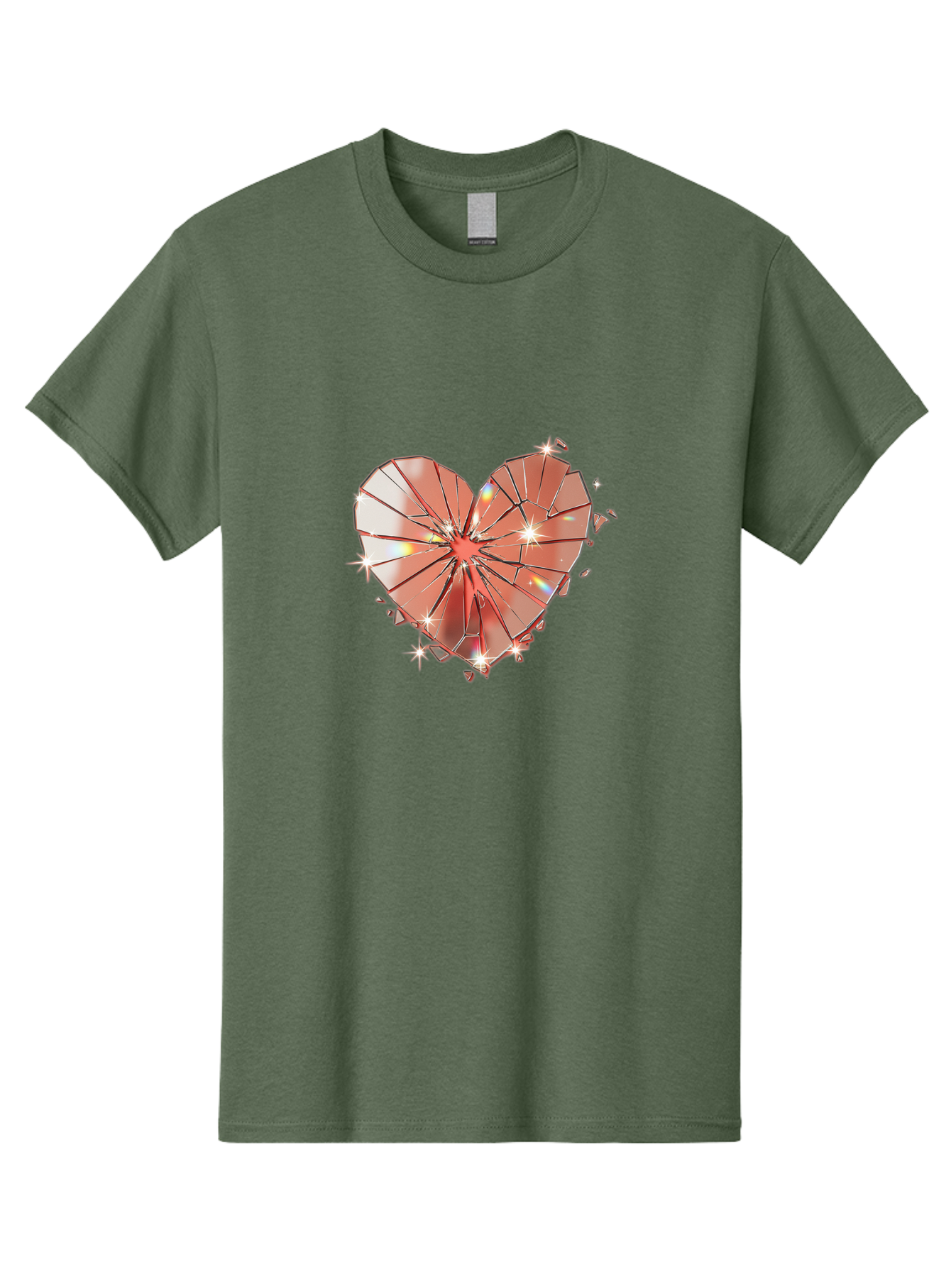Shattered-Heart-1 Men'S Graphic Tee, 100% Cotton, Comfortable Casual Summer Wear, Machine Washable, Vintage Camera, Old Camera, Antique Camera, Black Camera, Classic Photography, Photography Equipment, Nostalgic Device, Film Camera, Camera Art Bal295 7
