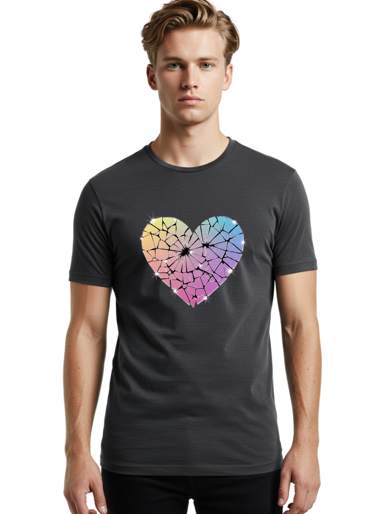 Shattered-Heart Men'S Graphic Tee, 100% Cotton, Comfortable Casual Summer Wear, Machine Washable, Vintage Camera, Old Camera, Antique Camera, Black Camera, Classic Photography, Photography Equipment, Nostalgic Device, Film Camera, Camera Art Bal296 24