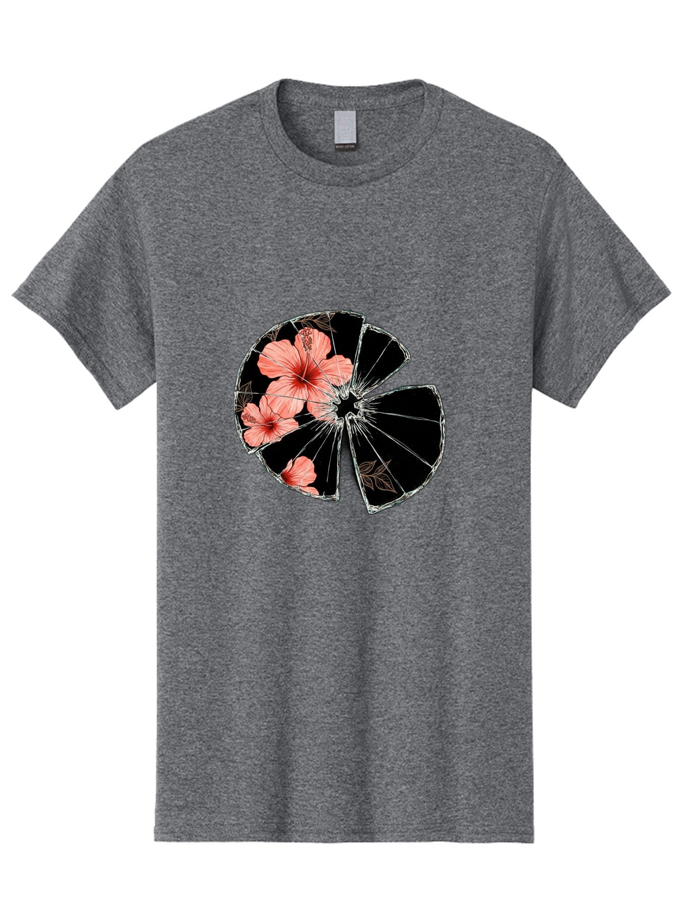 Shattered-Hibiscus Men'S Graphic Tee, 100% Cotton, Comfortable Casual Summer Wear, Machine Washable, Vintage Camera, Old Camera, Antique Camera, Black Camera, Classic Photography, Photography Equipment, Nostalgic Device, Film Camera, Bal297 4