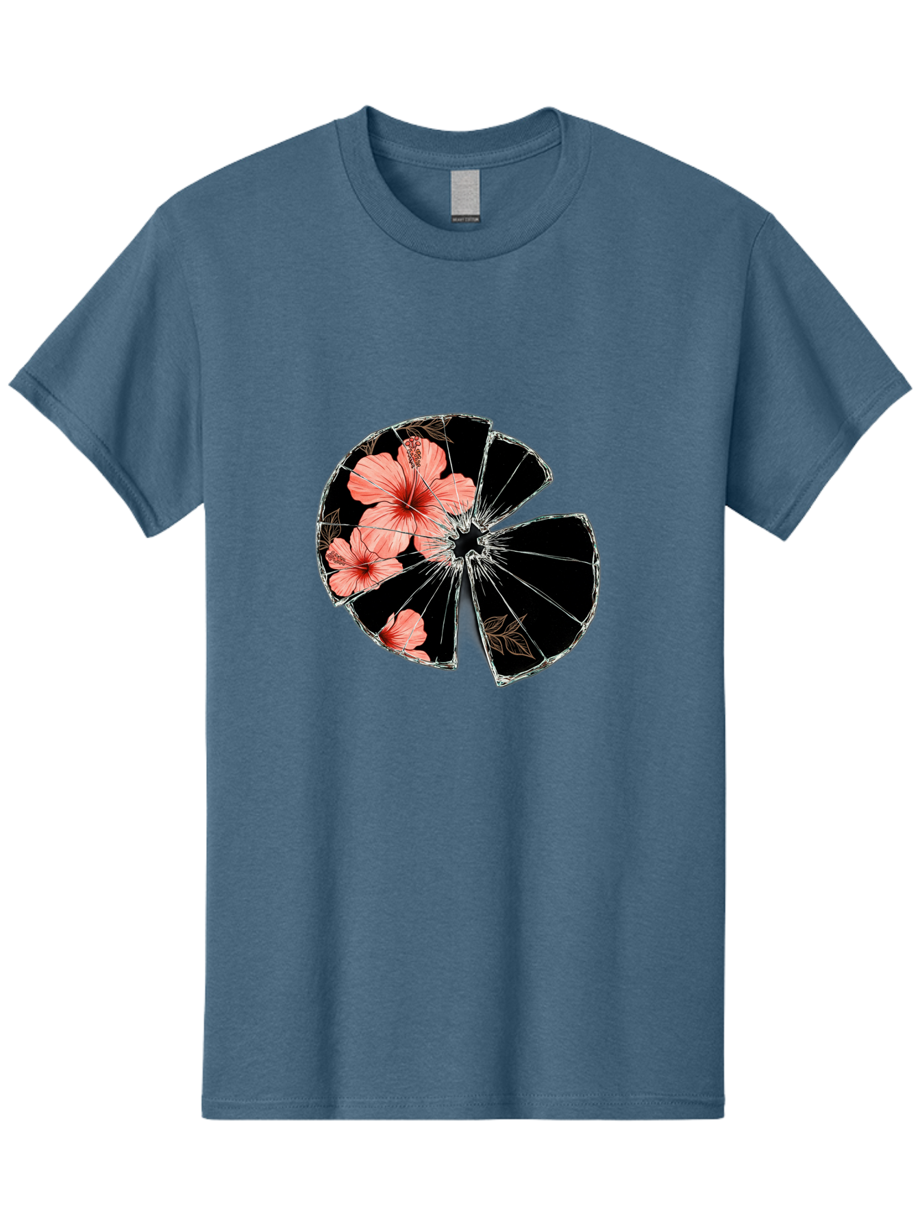 Shattered-Hibiscus Men'S Graphic Tee, 100% Cotton, Comfortable Casual Summer Wear, Machine Washable, Vintage Camera, Old Camera, Antique Camera, Black Camera, Classic Photography, Photography Equipment, Nostalgic Device, Film Camera, Bal297 9