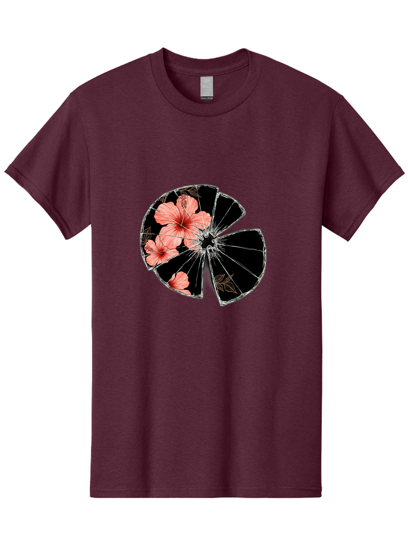 Shattered-Hibiscus Men'S Graphic Tee, 100% Cotton, Comfortable Casual Summer Wear, Machine Washable, Vintage Camera, Old Camera, Antique Camera, Black Camera, Classic Photography, Photography Equipment, Nostalgic Device, Film Camera, Bal297 3