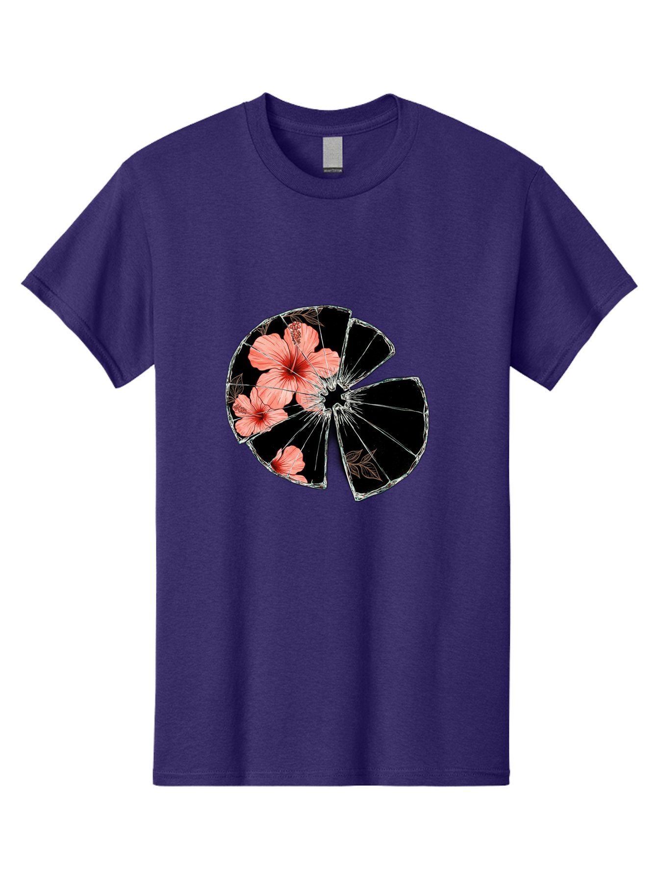 Shattered-Hibiscus Men'S Graphic Tee, 100% Cotton, Comfortable Casual Summer Wear, Machine Washable, Vintage Camera, Old Camera, Antique Camera, Black Camera, Classic Photography, Photography Equipment, Nostalgic Device, Film Camera, Bal297 7
