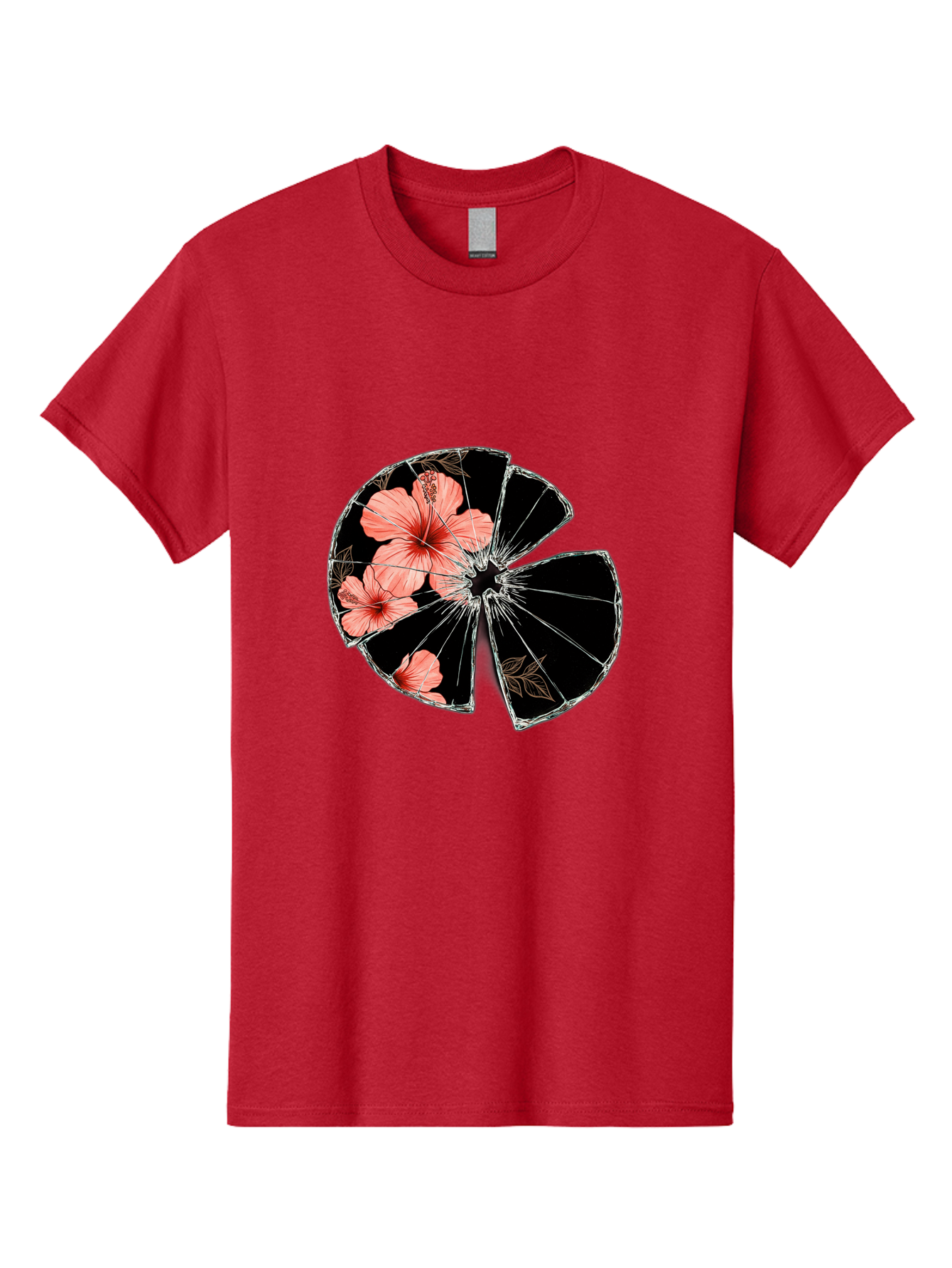 Shattered-Hibiscus Men'S Graphic Tee, 100% Cotton, Comfortable Casual Summer Wear, Machine Washable, Vintage Camera, Old Camera, Antique Camera, Black Camera, Classic Photography, Photography Equipment, Nostalgic Device, Film Camera, Bal297 6
