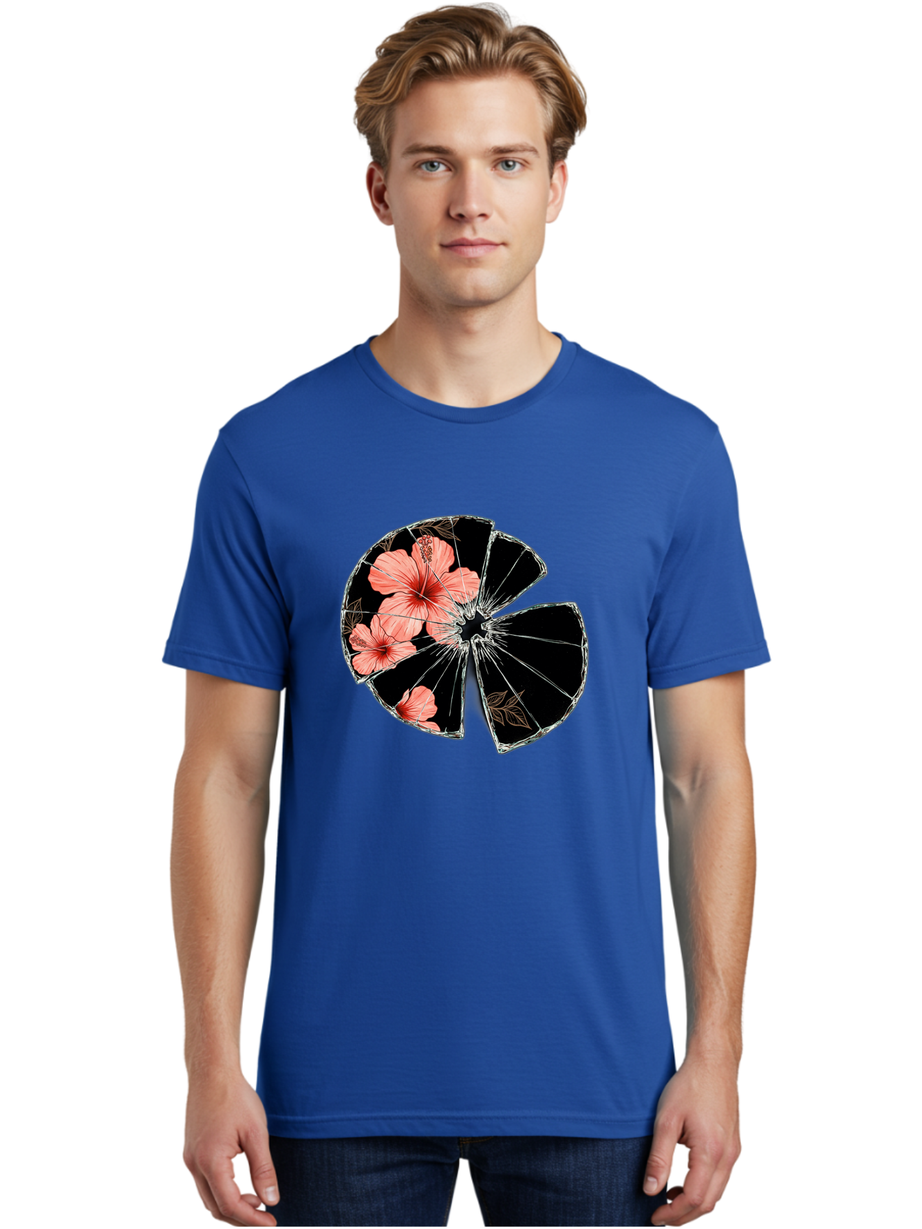 Shattered-Hibiscus Men'S Graphic Tee, 100% Cotton, Comfortable Casual Summer Wear, Machine Washable, Vintage Camera, Old Camera, Antique Camera, Black Camera, Classic Photography, Photography Equipment, Nostalgic Device, Film Camera, Bal297 22