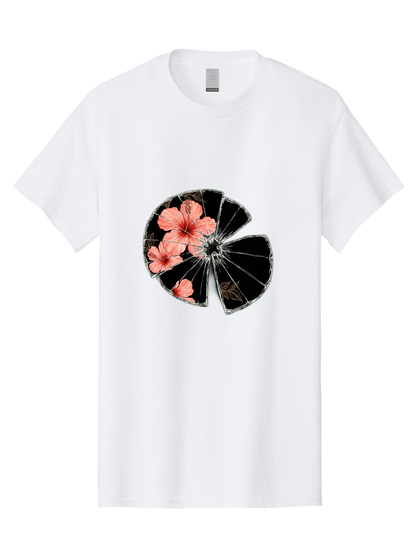 Shattered-Hibiscus Men'S Graphic Tee, 100% Cotton, Comfortable Casual Summer Wear, Machine Washable, Vintage Camera, Old Camera, Antique Camera, Black Camera, Classic Photography, Photography Equipment, Nostalgic Device, Film Camera, Bal297 5