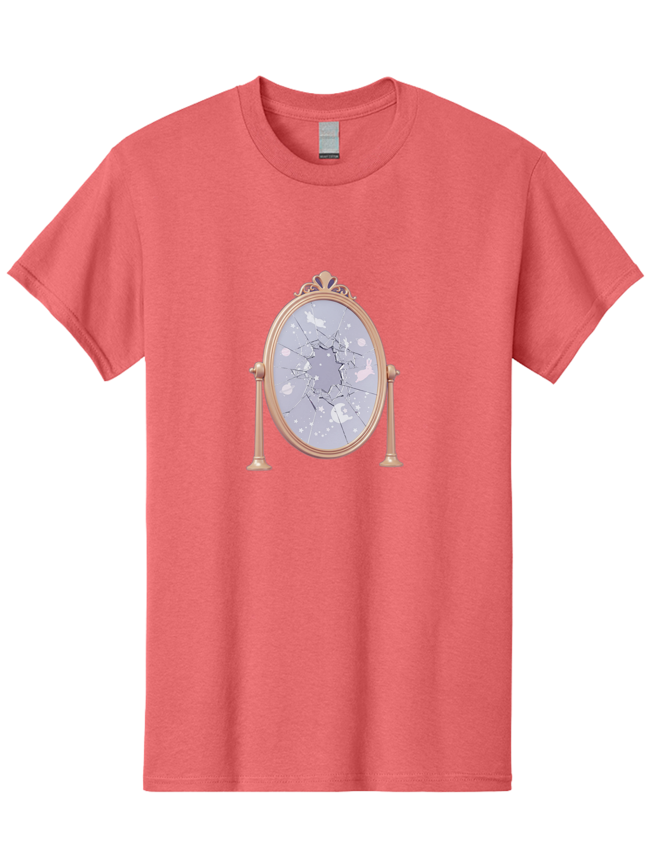 Shattered-Mirror-1 Men'S Graphic Tee, 100% Cotton, Comfortable Casual Summer Wear, Machine Washable, Vintage Camera, Old Camera, Antique Camera, Black Camera, Classic Photography, Photography Equipment, Nostalgic Device, Film Camera, Bal298 6