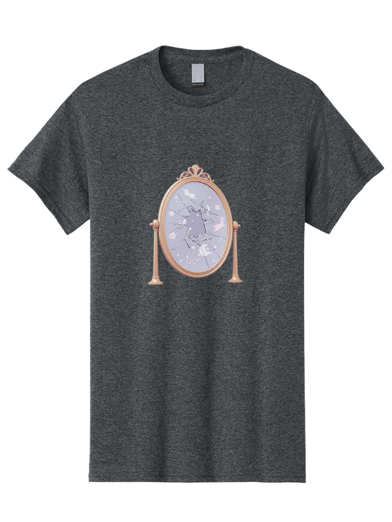 Shattered-Mirror-1 Men'S Graphic Tee, 100% Cotton, Comfortable Casual Summer Wear, Machine Washable, Vintage Camera, Old Camera, Antique Camera, Black Camera, Classic Photography, Photography Equipment, Nostalgic Device, Film Camera, Bal298 14