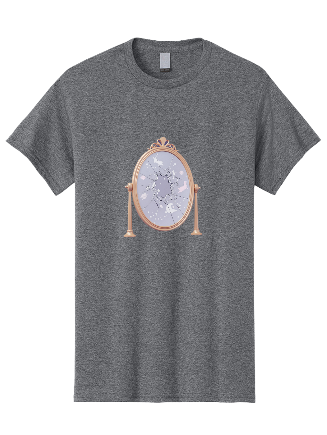 Shattered-Mirror-1 Men'S Graphic Tee, 100% Cotton, Comfortable Casual Summer Wear, Machine Washable, Vintage Camera, Old Camera, Antique Camera, Black Camera, Classic Photography, Photography Equipment, Nostalgic Device, Film Camera, Bal298 15