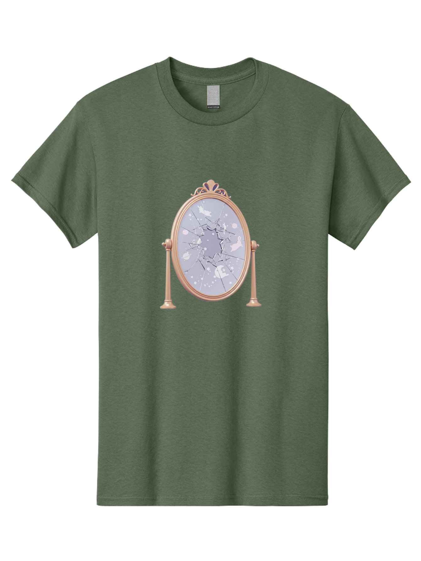 Shattered-Mirror-1 Men'S Graphic Tee, 100% Cotton, Comfortable Casual Summer Wear, Machine Washable, Vintage Camera, Old Camera, Antique Camera, Black Camera, Classic Photography, Photography Equipment, Nostalgic Device, Film Camera, Bal298 3