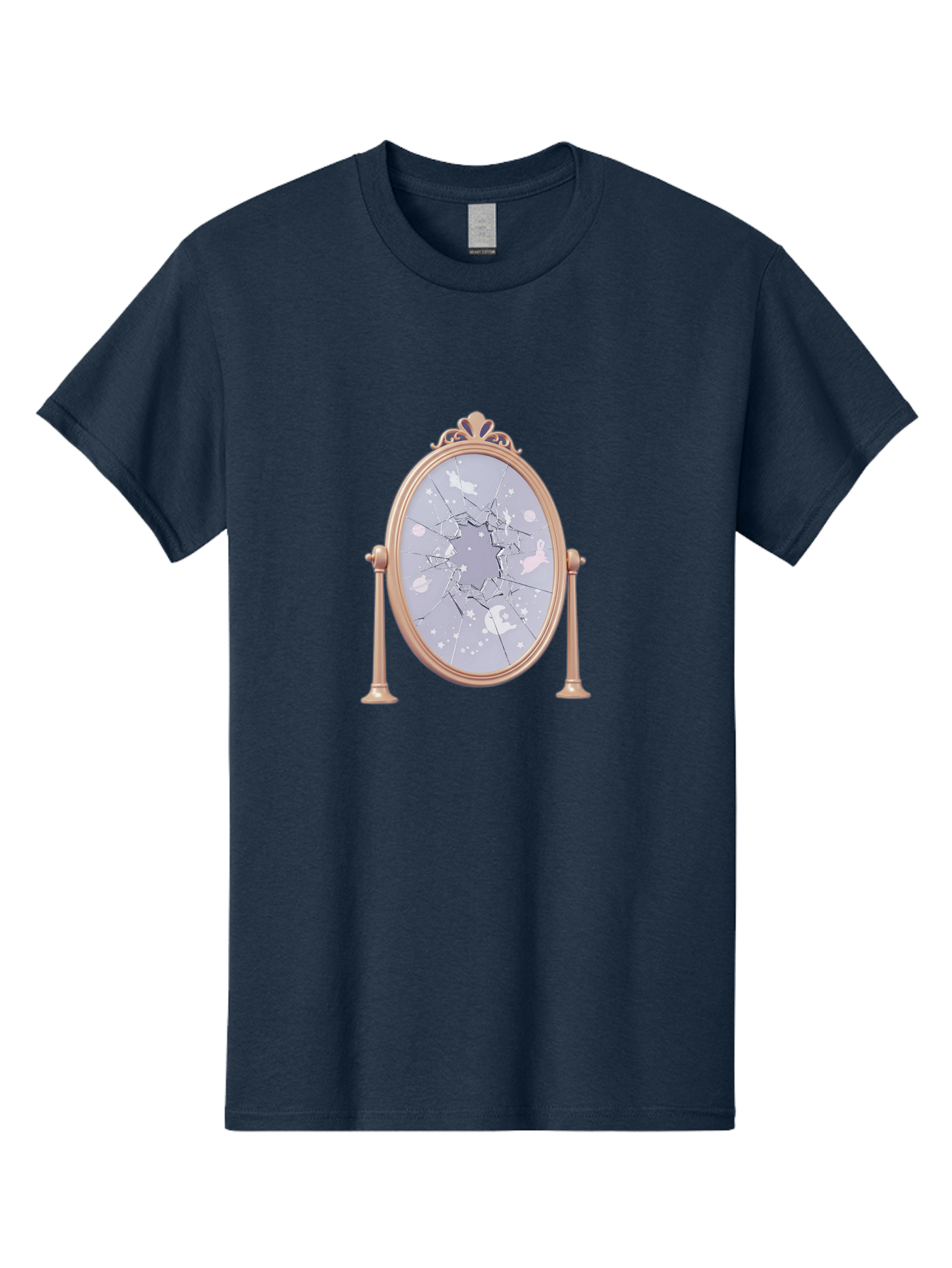 Shattered-Mirror-1 Men'S Graphic Tee, 100% Cotton, Comfortable Casual Summer Wear, Machine Washable, Vintage Camera, Old Camera, Antique Camera, Black Camera, Classic Photography, Photography Equipment, Nostalgic Device, Film Camera, Bal298 11