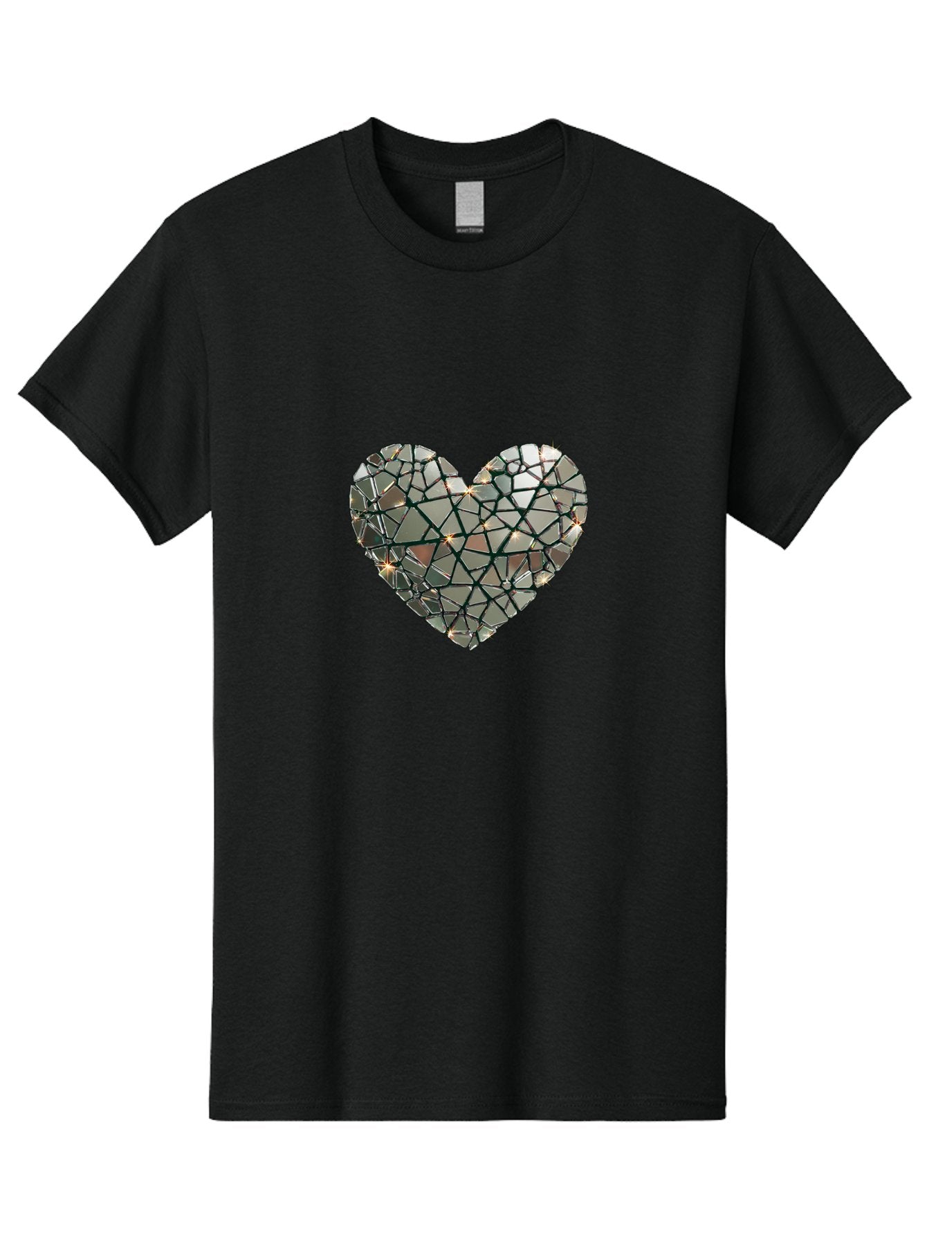Shattered-Mirror-Heart Men'S Graphic Tee, 100% Cotton, Comfortable Casual Summer Wear, Machine Washable, Vintage Camera, Old Camera, Antique Camera, Black Camera, Classic Photography, Photography Equipment, Nostalgic Device, Film Camera, Bal299 7
