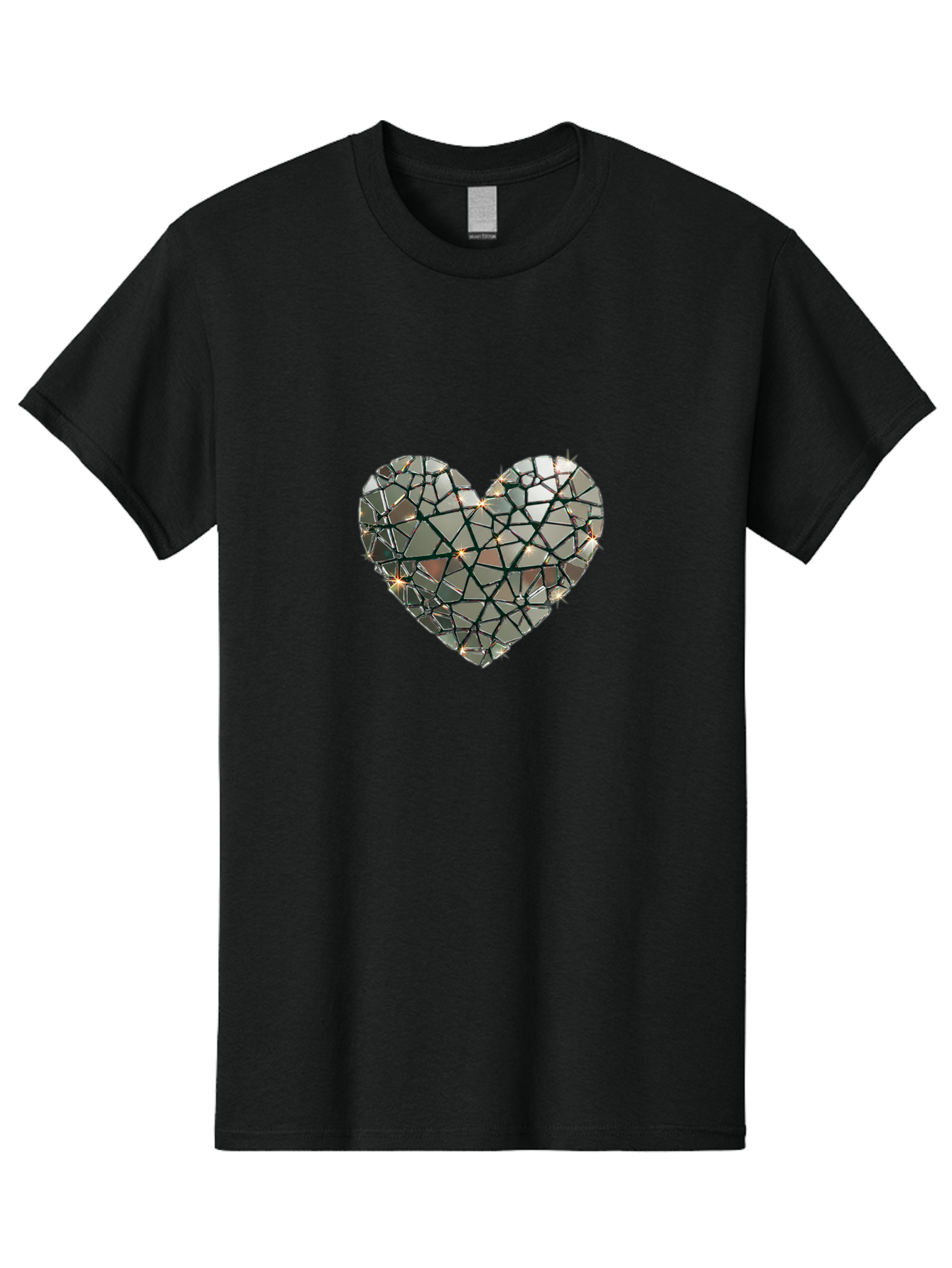 Shattered-Mirror-Heart Men'S Graphic Tee, 100% Cotton, Comfortable Casual Summer Wear, Machine Washable, Vintage Camera, Old Camera, Antique Camera, Black Camera, Classic Photography, Photography Equipment, Nostalgic Device, Film Camera, Bal299 13