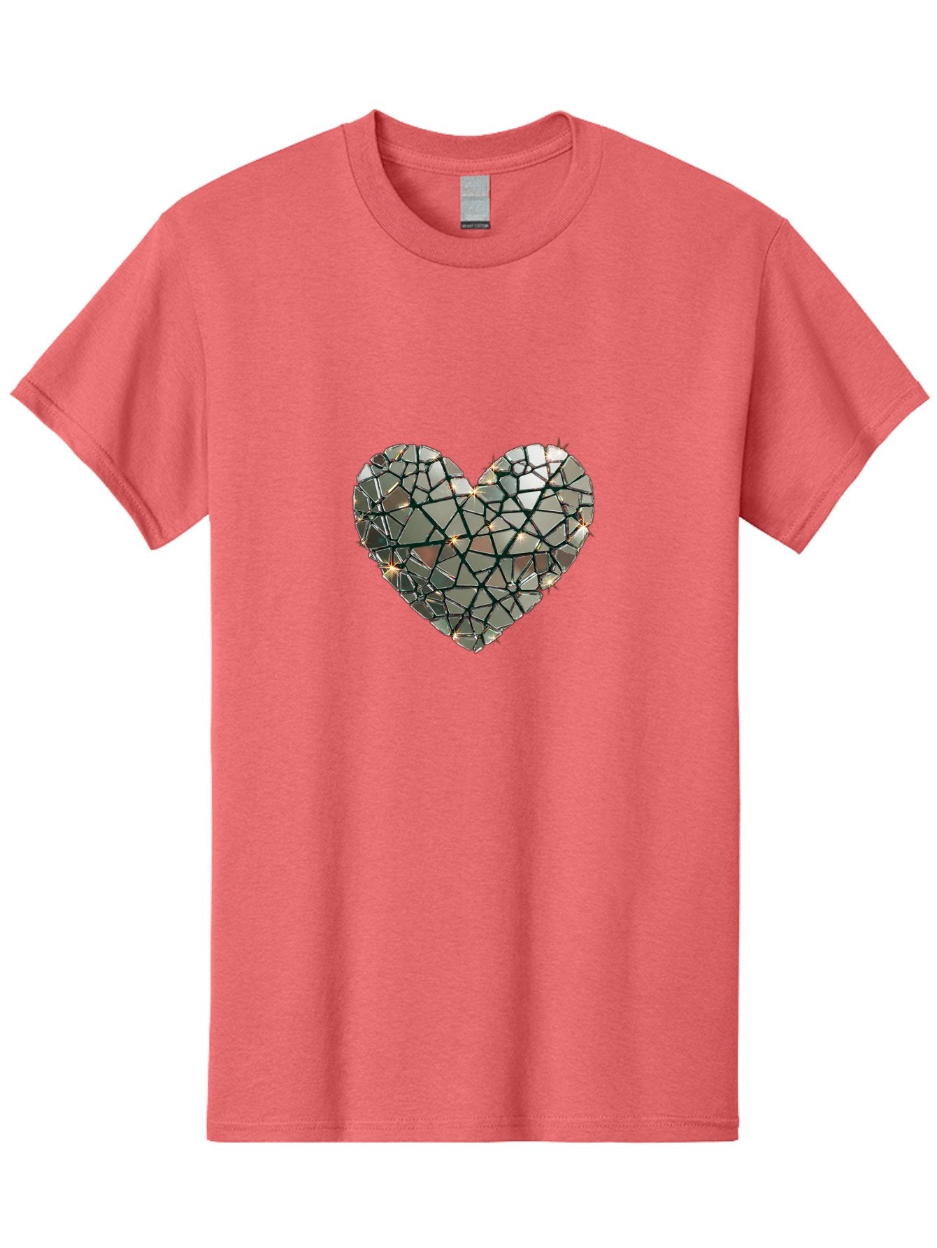 Shattered-Mirror-Heart Men'S Graphic Tee, 100% Cotton, Comfortable Casual Summer Wear, Machine Washable, Vintage Camera, Old Camera, Antique Camera, Black Camera, Classic Photography, Photography Equipment, Nostalgic Device, Film Camera, Bal299 8