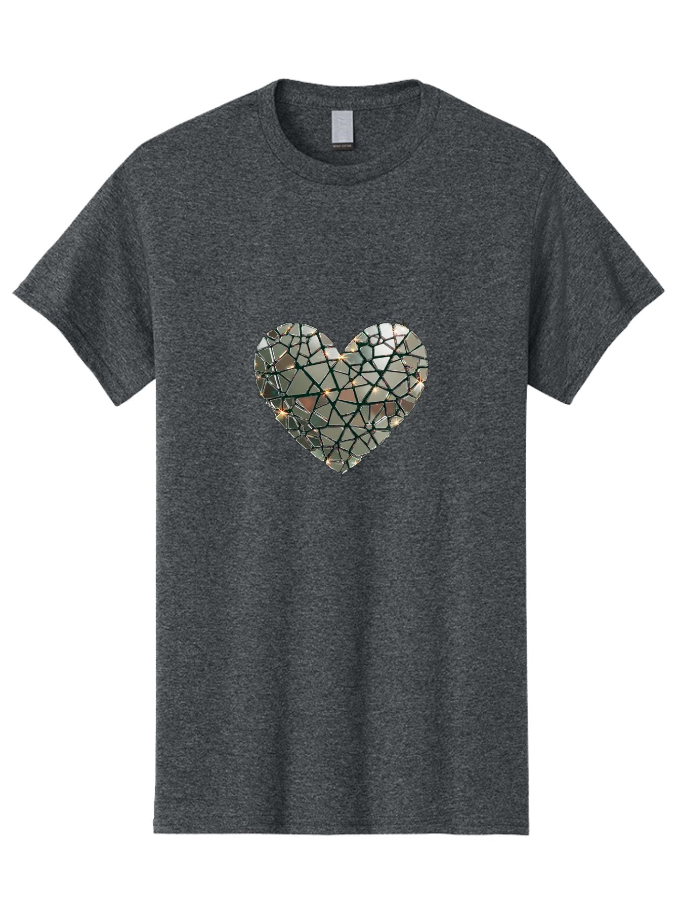 Shattered-Mirror-Heart Men'S Graphic Tee, 100% Cotton, Comfortable Casual Summer Wear, Machine Washable, Vintage Camera, Old Camera, Antique Camera, Black Camera, Classic Photography, Photography Equipment, Nostalgic Device, Film Camera, Bal299 9