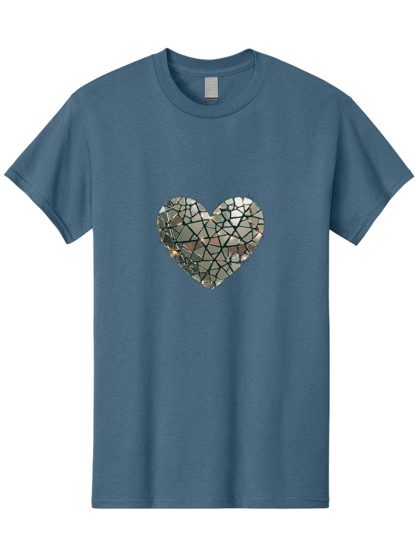 Shattered-Mirror-Heart Men'S Graphic Tee, 100% Cotton, Comfortable Casual Summer Wear, Machine Washable, Vintage Camera, Old Camera, Antique Camera, Black Camera, Classic Photography, Photography Equipment, Nostalgic Device, Film Camera, Bal299 3