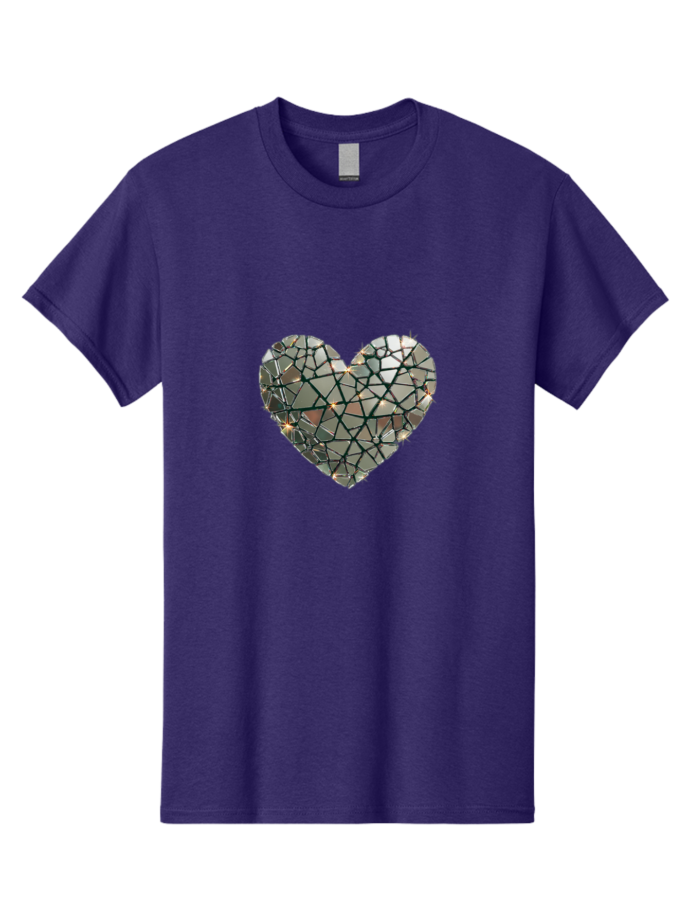 Shattered-Mirror-Heart Men'S Graphic Tee, 100% Cotton, Comfortable Casual Summer Wear, Machine Washable, Vintage Camera, Old Camera, Antique Camera, Black Camera, Classic Photography, Photography Equipment, Nostalgic Device, Film Camera, Bal299
