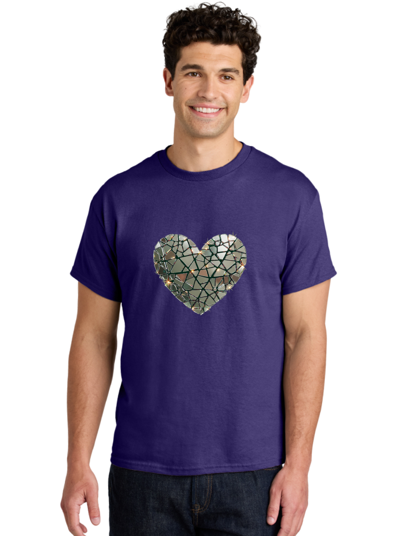 Shattered-Mirror-Heart Men'S Graphic Tee, 100% Cotton, Comfortable Casual Summer Wear, Machine Washable, Vintage Camera, Old Camera, Antique Camera, Black Camera, Classic Photography, Photography Equipment, Nostalgic Device, Film Camera, Bal299 17