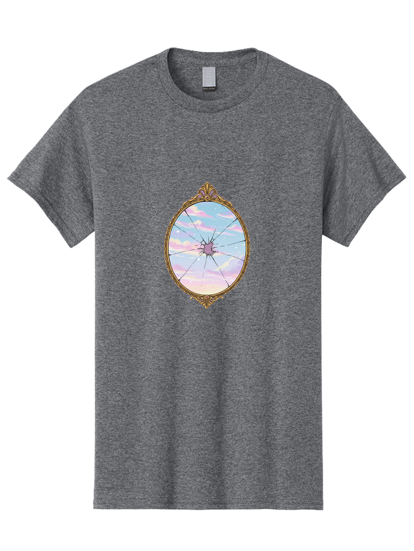 Shattered-Mirror-Sky Men'S Graphic Tee, 100% Cotton, Comfortable Casual Summer Wear, Machine Washable, Vintage Camera, Old Camera, Antique Camera, Black Camera, Classic Photography, Photography Equipment, Nostalgic Device, Film Camera, Bal300 3