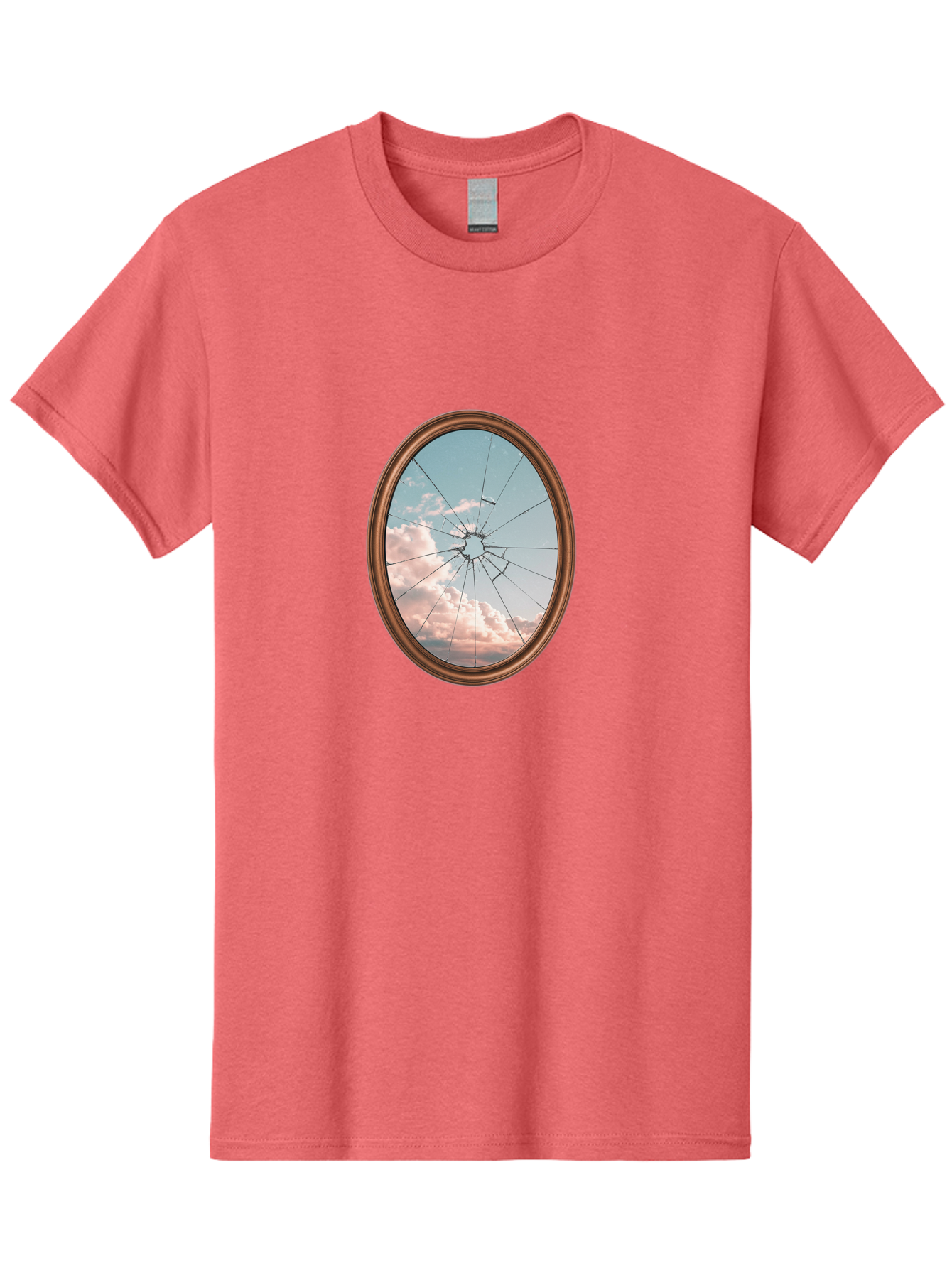 Shattered-Mirror Men'S Graphic Tee, 100% Cotton, Comfortable Casual Summer Wear, Machine Washable, Vintage Camera, Old Camera, Antique Camera, Black Camera, Classic Photography, Photography Equipment, Nostalgic Device, Film Camera, Camera Art Bal301
