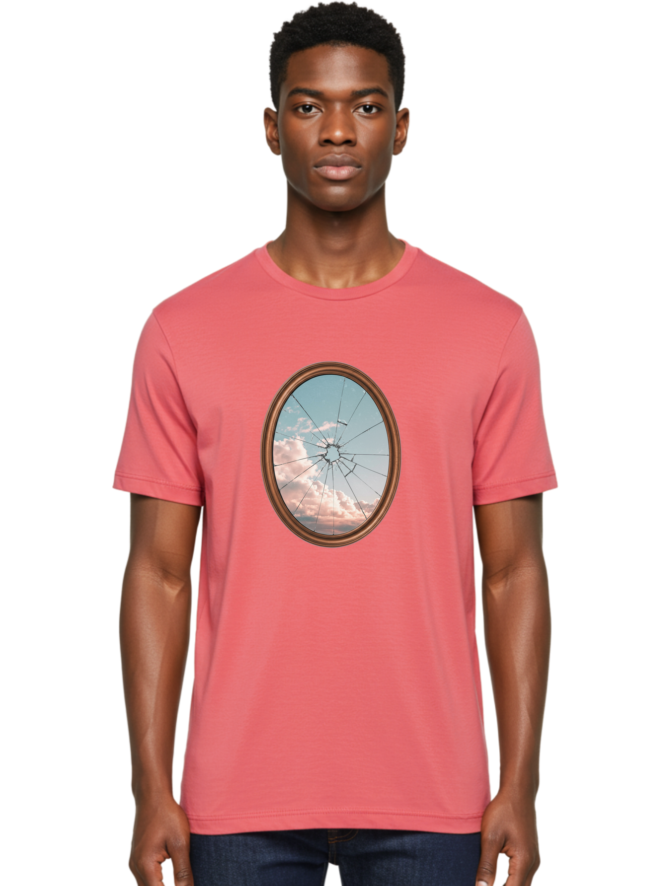 Shattered-Mirror Men'S Graphic Tee, 100% Cotton, Comfortable Casual Summer Wear, Machine Washable, Vintage Camera, Old Camera, Antique Camera, Black Camera, Classic Photography, Photography Equipment, Nostalgic Device, Film Camera, Camera Art Bal301 17