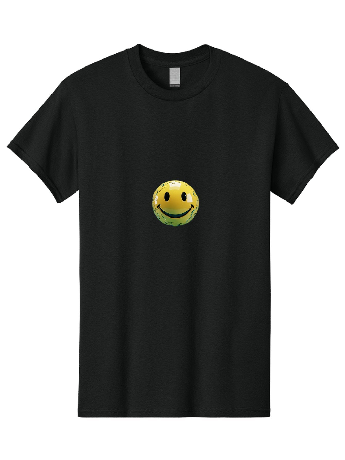 Shattered-Smiley Men'S Graphic Tee, 100% Cotton, Comfortable Casual Summer Wear, Machine Washable, Vintage Camera, Old Camera, Antique Camera, Black Camera, Classic Photography, Photography Equipment, Nostalgic Device, Film Camera, Camera Art Bal304 5