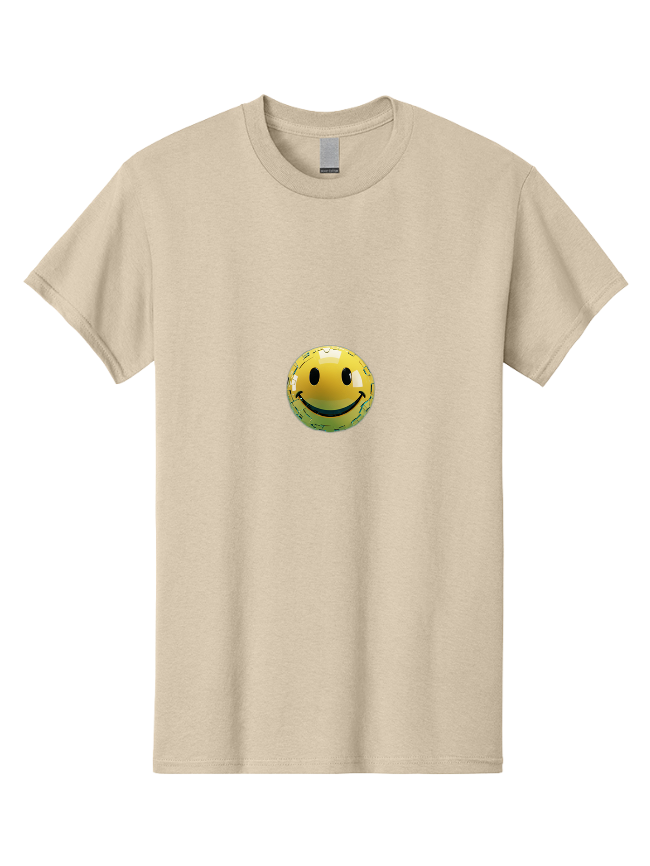 Shattered-Smiley Men'S Graphic Tee, 100% Cotton, Comfortable Casual Summer Wear, Machine Washable, Vintage Camera, Old Camera, Antique Camera, Black Camera, Classic Photography, Photography Equipment, Nostalgic Device, Film Camera, Camera Art Bal304