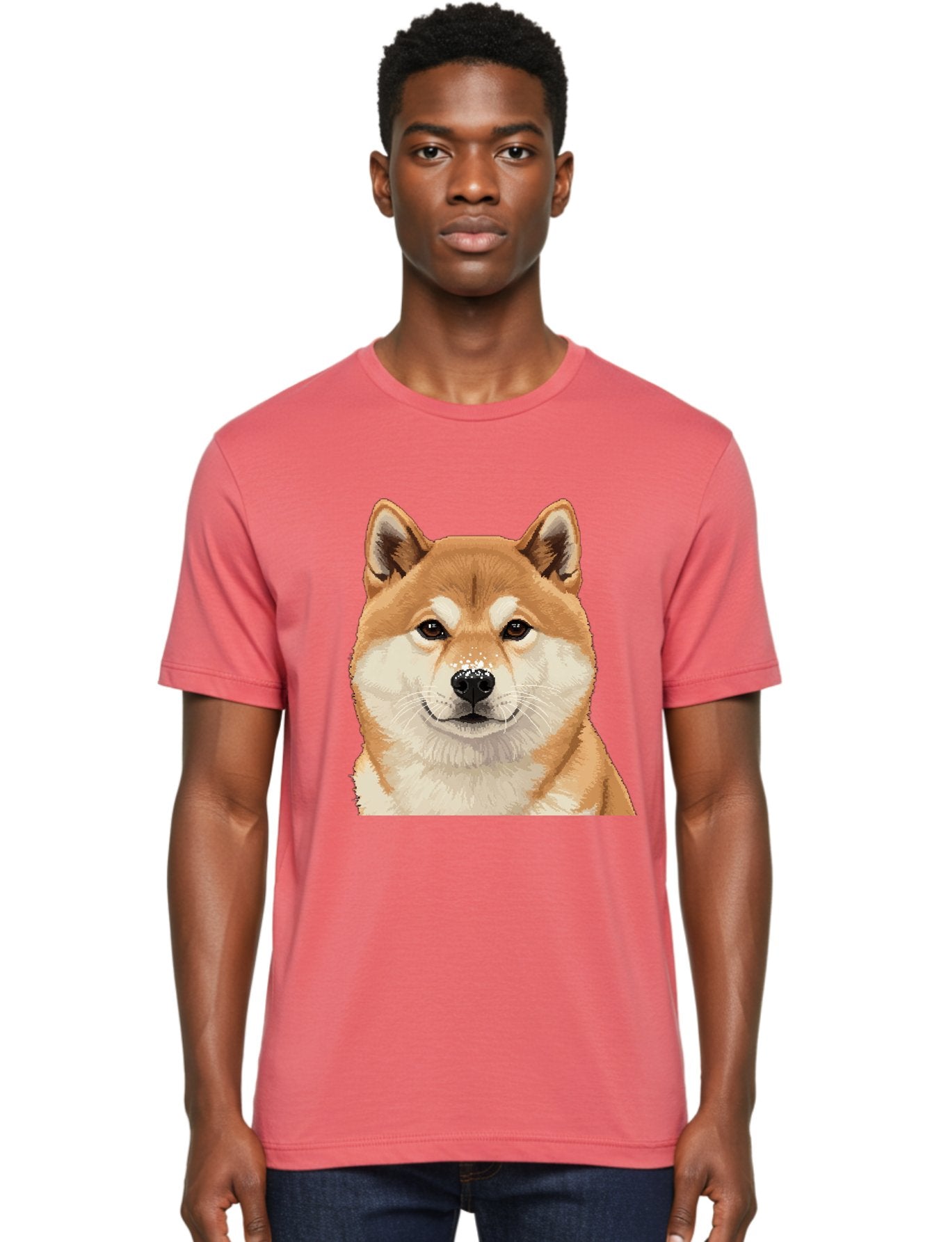 Shiba-Inu-Dog Men'S Graphic Tee, 100% Cotton, Comfortable Casual Summer Wear, Machine Washable, Vintage Camera, Old Camera, Antique Camera, Black Camera, Classic Photography, Photography Equipment, Nostalgic Device, Film Camera, Camera Art Bal306 30
