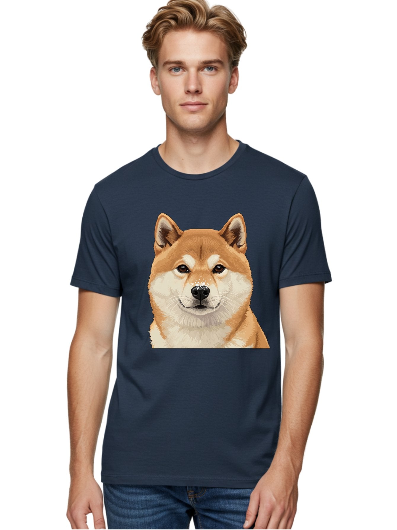 Shiba-Inu-Dog Men'S Graphic Tee, 100% Cotton, Comfortable Casual Summer Wear, Machine Washable, Vintage Camera, Old Camera, Antique Camera, Black Camera, Classic Photography, Photography Equipment, Nostalgic Device, Film Camera, Camera Art Bal306 24