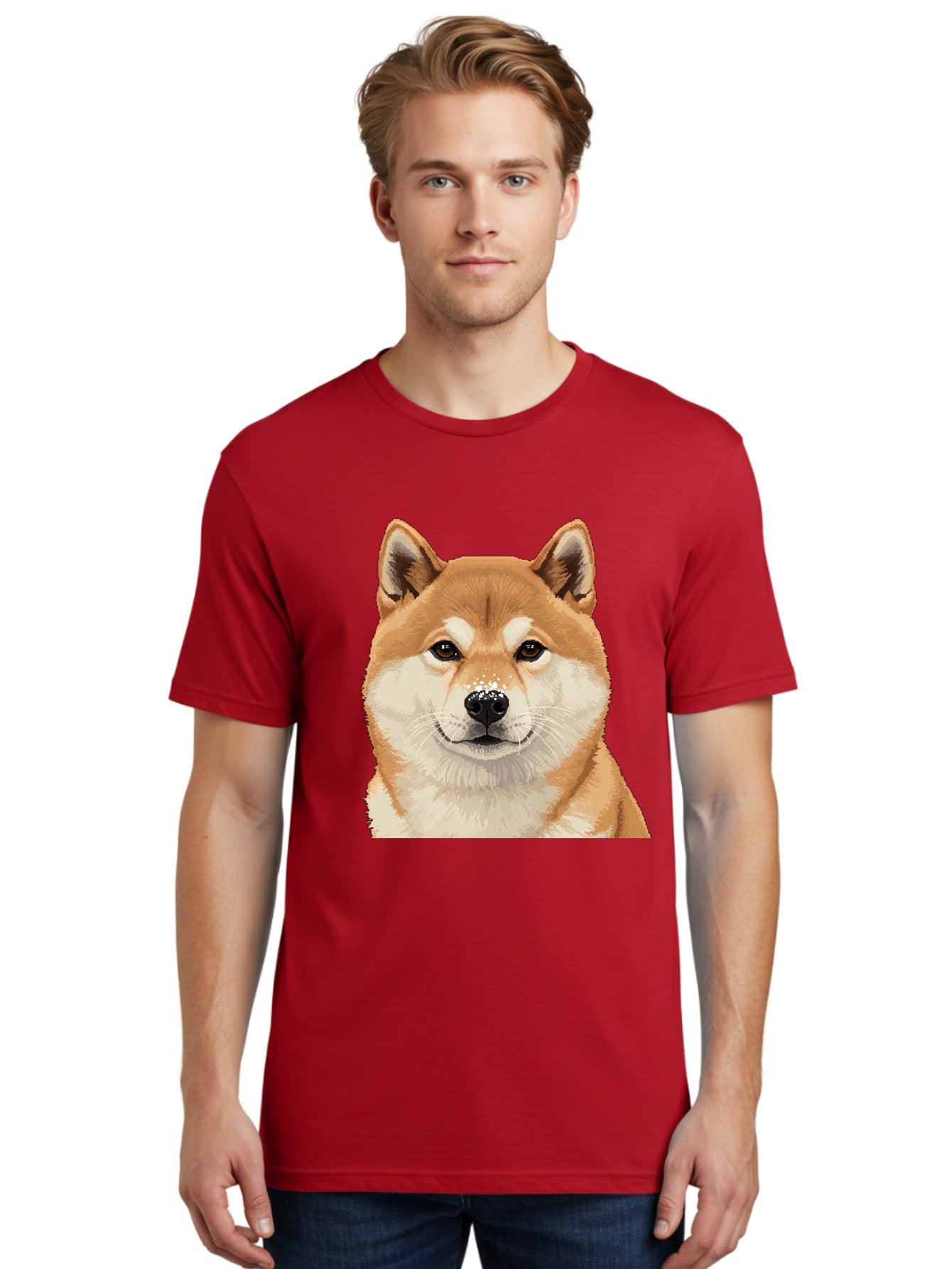Shiba-Inu-Dog Men'S Graphic Tee, 100% Cotton, Comfortable Casual Summer Wear, Machine Washable, Vintage Camera, Old Camera, Antique Camera, Black Camera, Classic Photography, Photography Equipment, Nostalgic Device, Film Camera, Camera Art Bal306 16