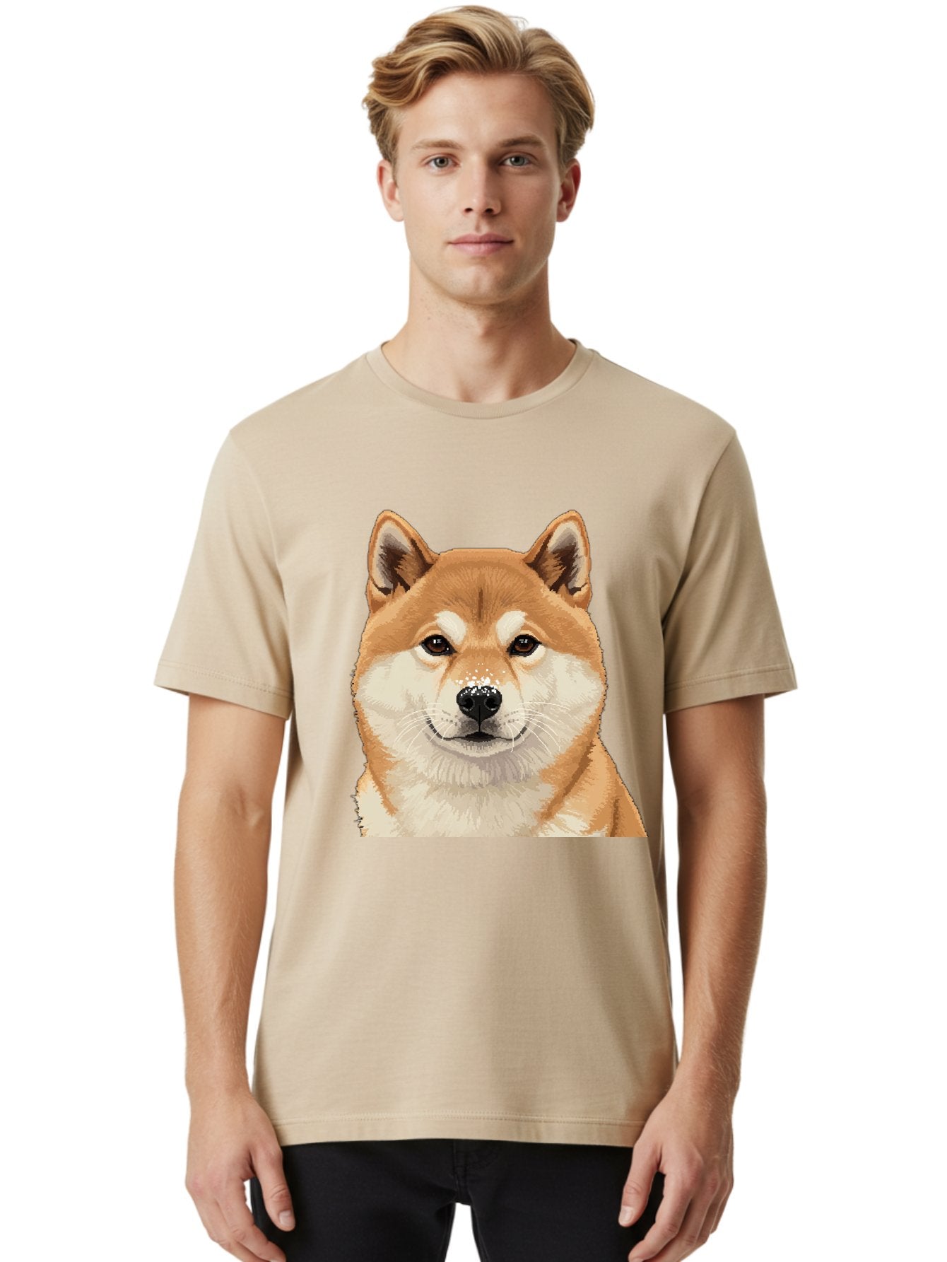 Shiba-Inu-Dog Men'S Graphic Tee, 100% Cotton, Comfortable Casual Summer Wear, Machine Washable, Vintage Camera, Old Camera, Antique Camera, Black Camera, Classic Photography, Photography Equipment, Nostalgic Device, Film Camera, Camera Art Bal306 20