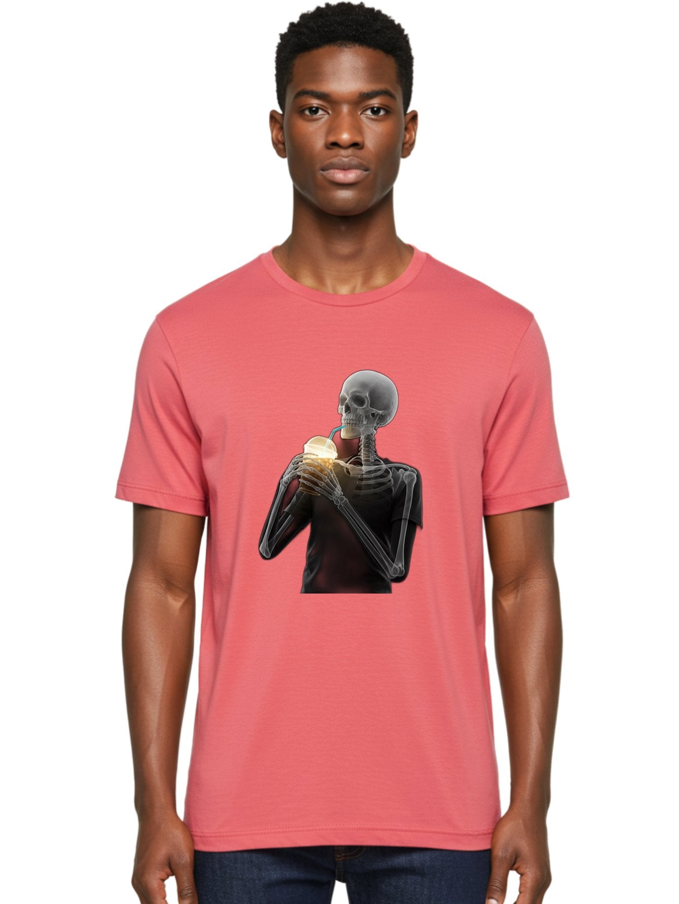 Shoulder-Skeleton Men'S Graphic Tee, 100% Cotton, Comfortable Casual Summer Wear, Machine Washable, Vintage Camera, Old Camera, Antique Camera, Black Camera, Classic Photography, Photography Equipment, Nostalgic Device, Film Camera, Camera Art Bal308 16